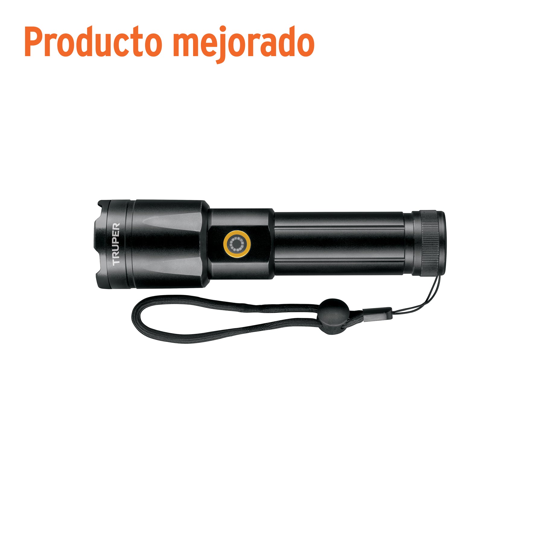 Linterna LED recargable, de aluminio, 1,200 lm, Truper