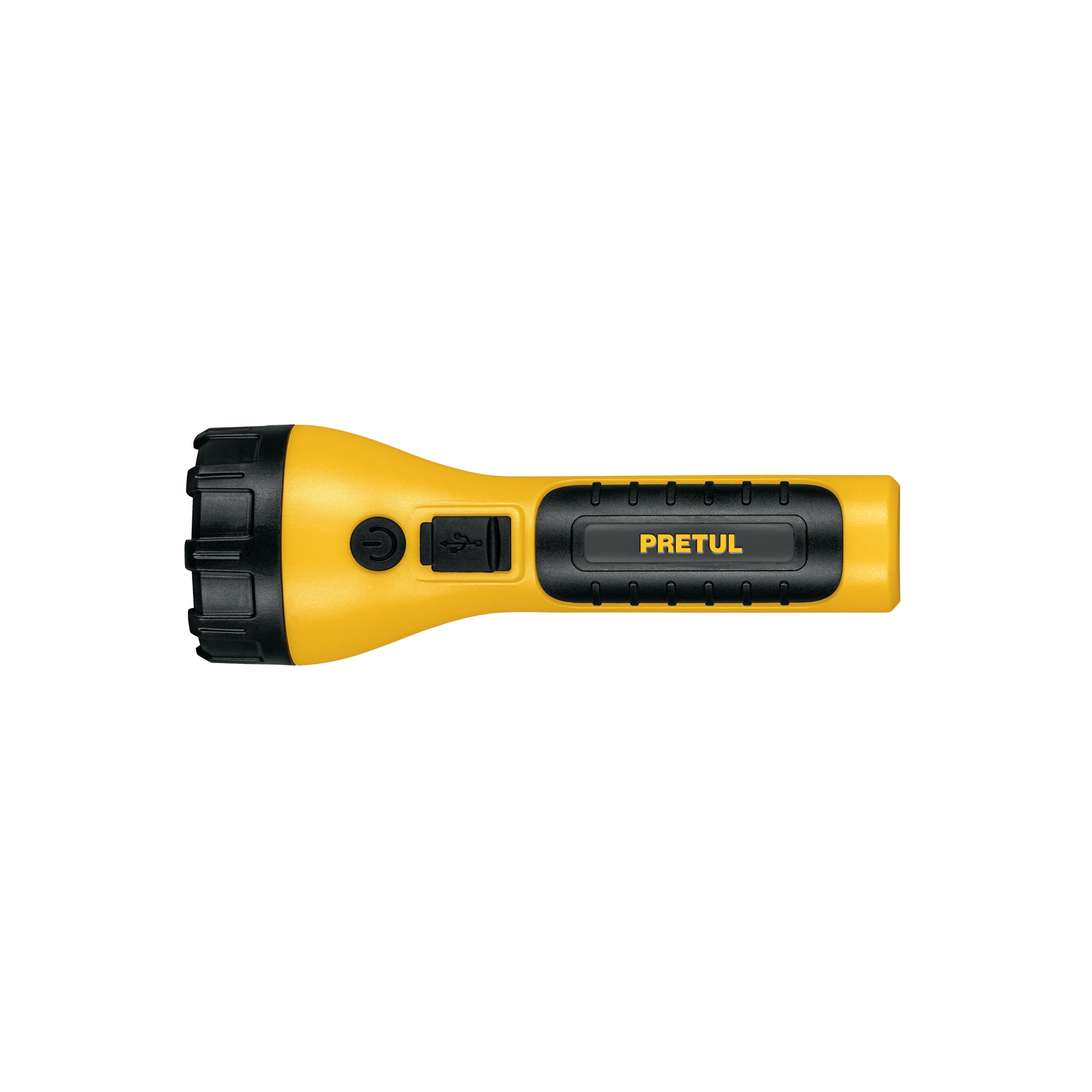 Linterna plástica de LED, 180 lm, recargable, Pretul