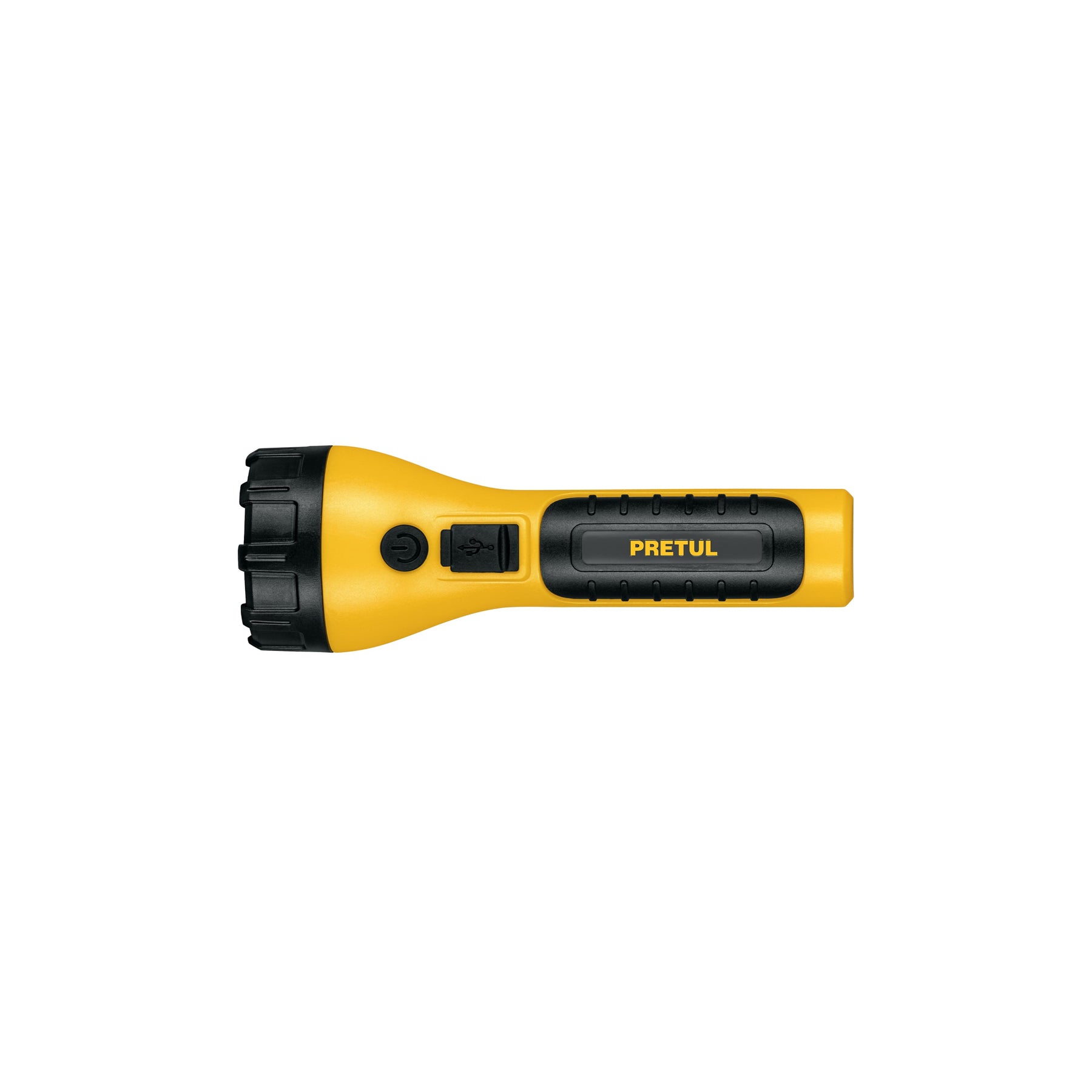 Linterna plástica de LED, 180 lm, recargable, Pretul