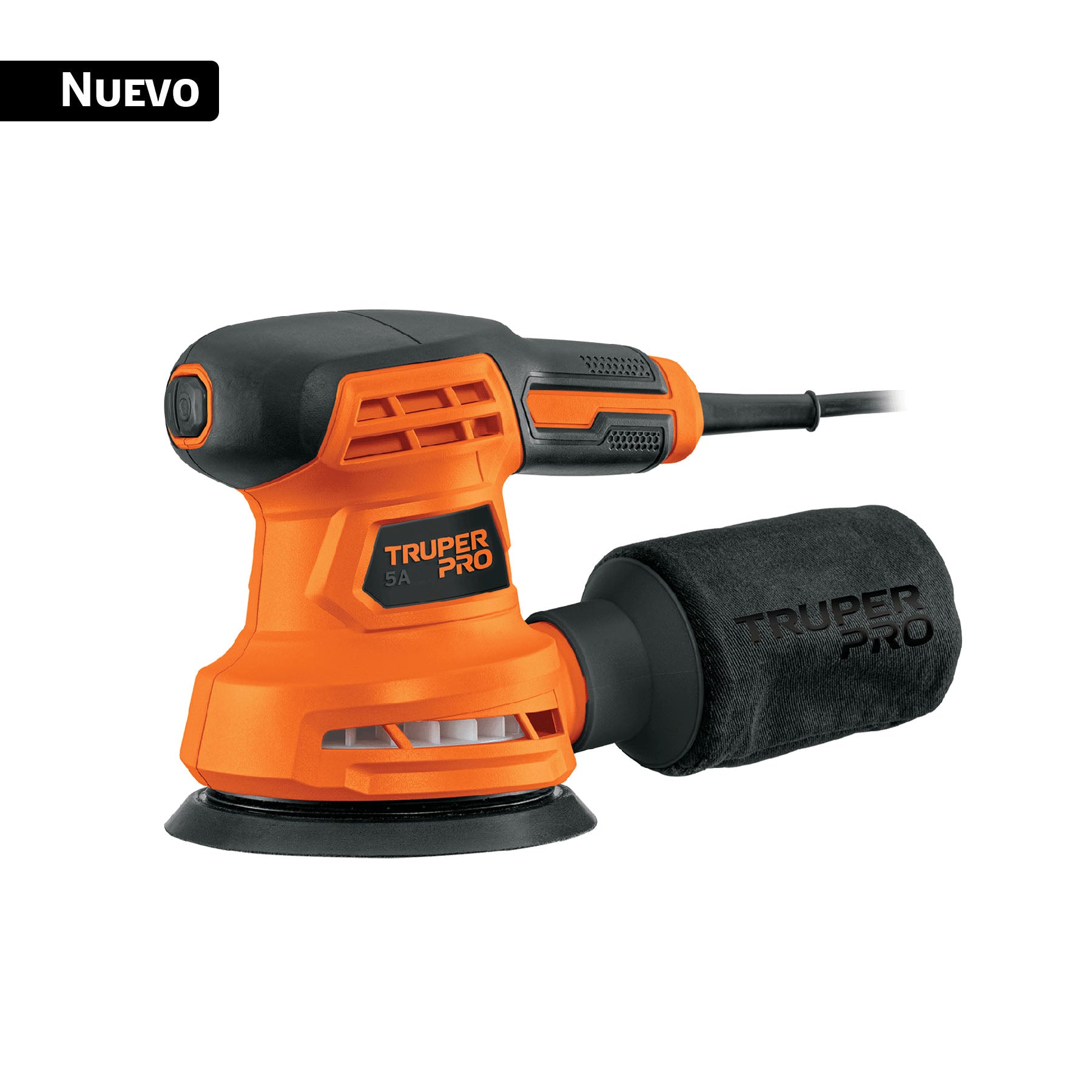 Lijadora roto orbital 5", 260W, Truper PRO