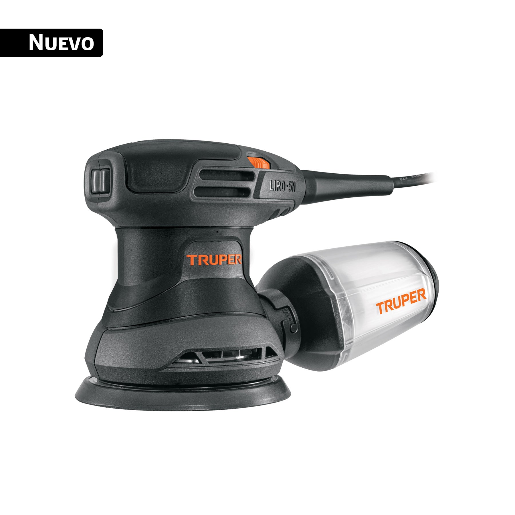 Lijadora roto orbital 5", 260W, TRUPER INDUSTRIAL