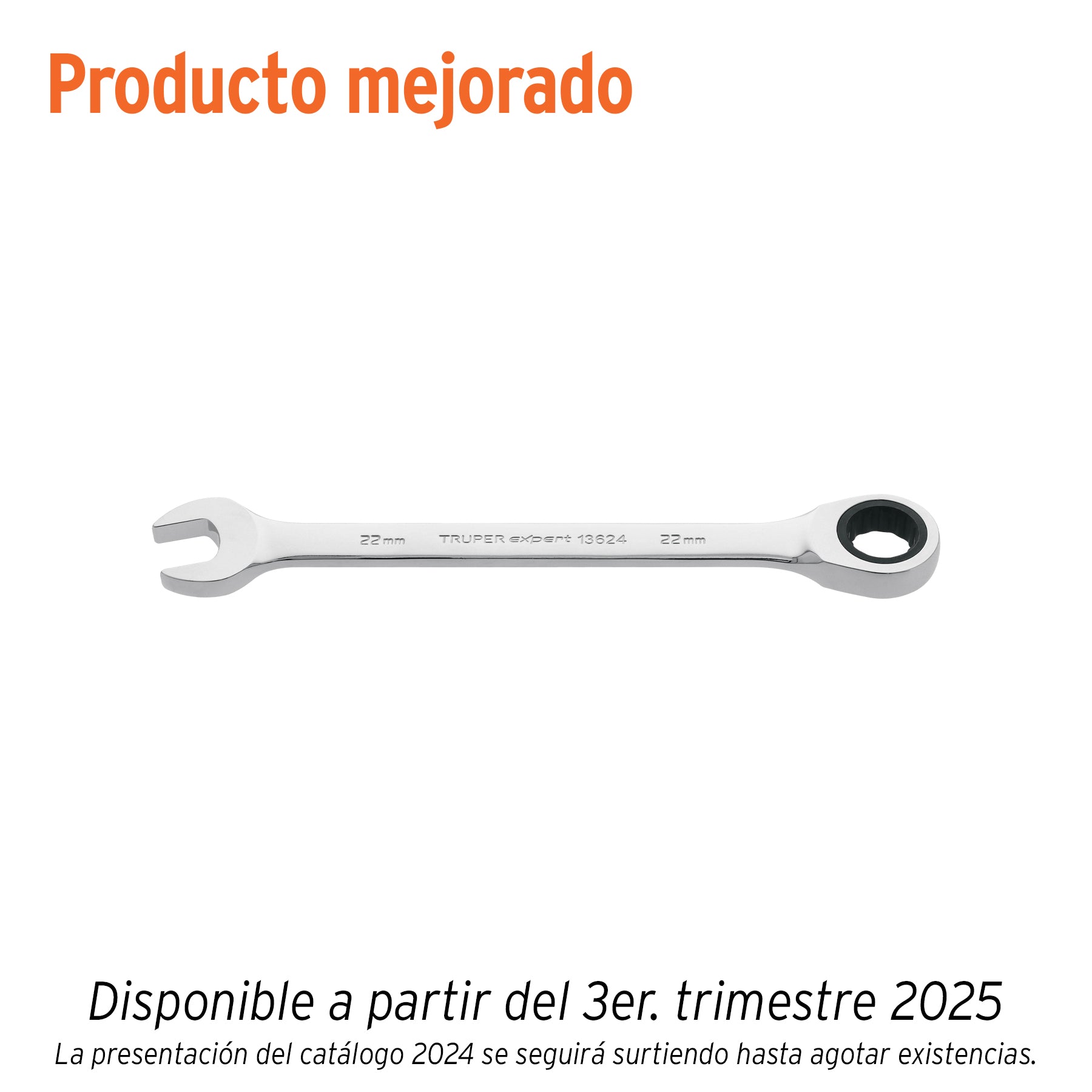 Llave combinada con matraca 24 mm x 325 mm largo, Expert