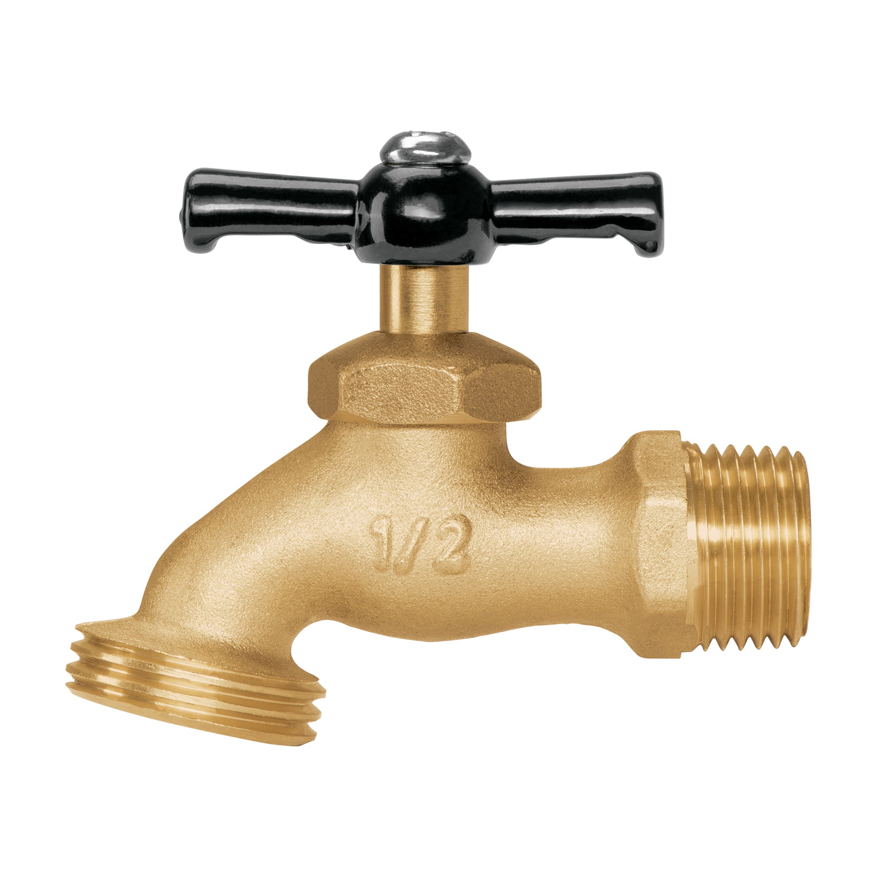 Llave para manguera, de latón 100g, 1/2", blíster, Pretul, LL-JAR-PB, 23145