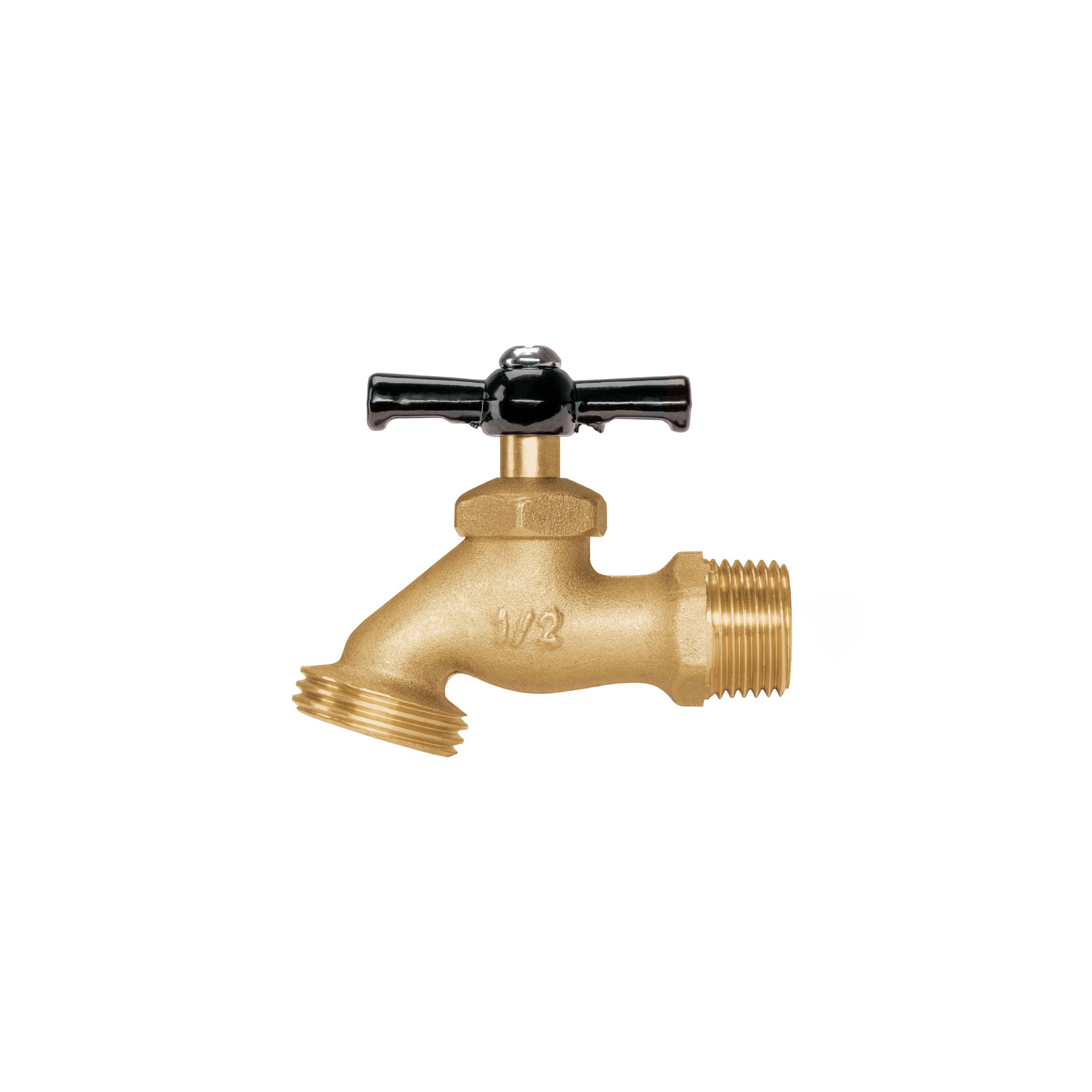 Llave para manguera, de latón, 100g, 1/2", granel, Pretul, LL-JAR-P, 22146