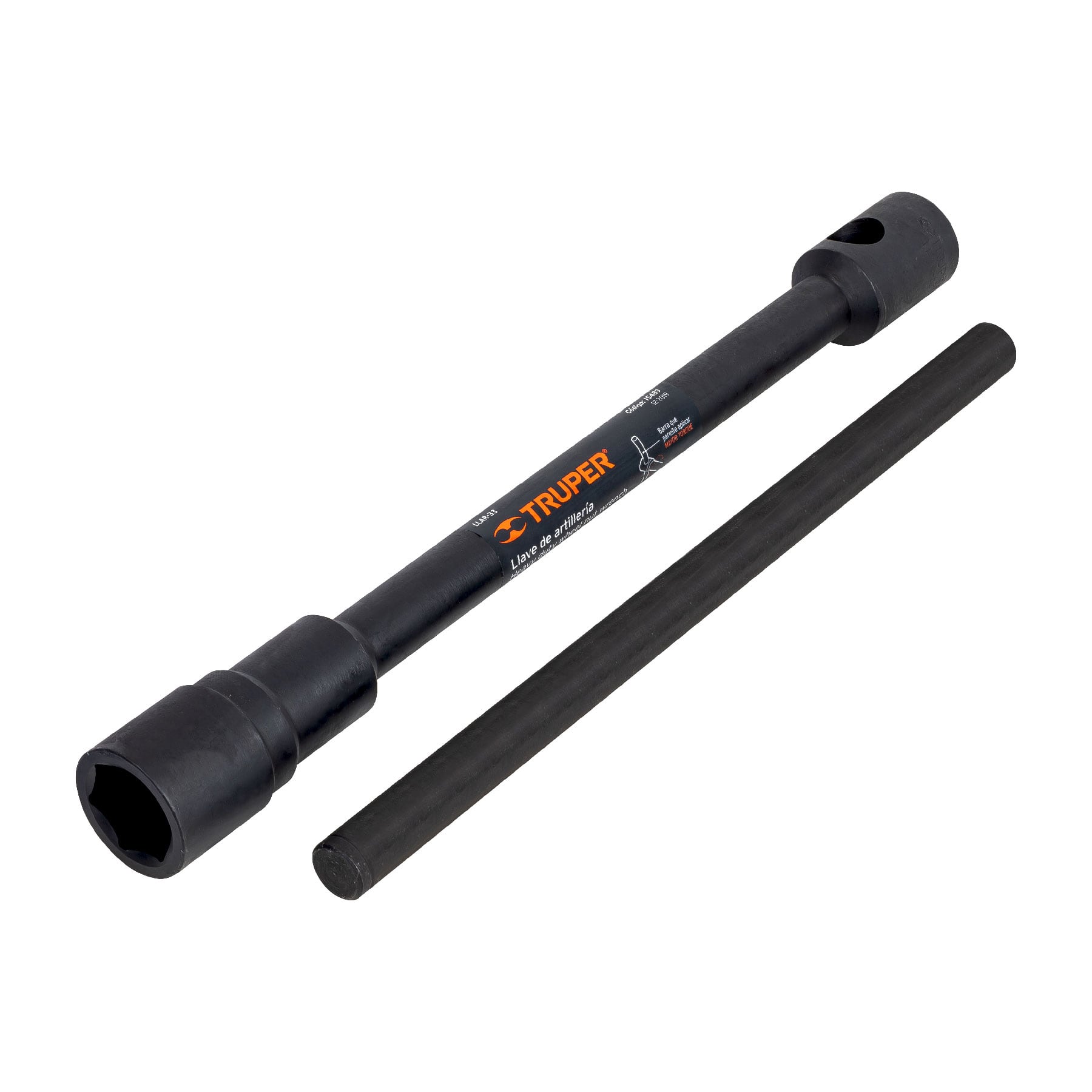 Llave de artillería 33 mm X 3/4" boca hexagonal, Truper