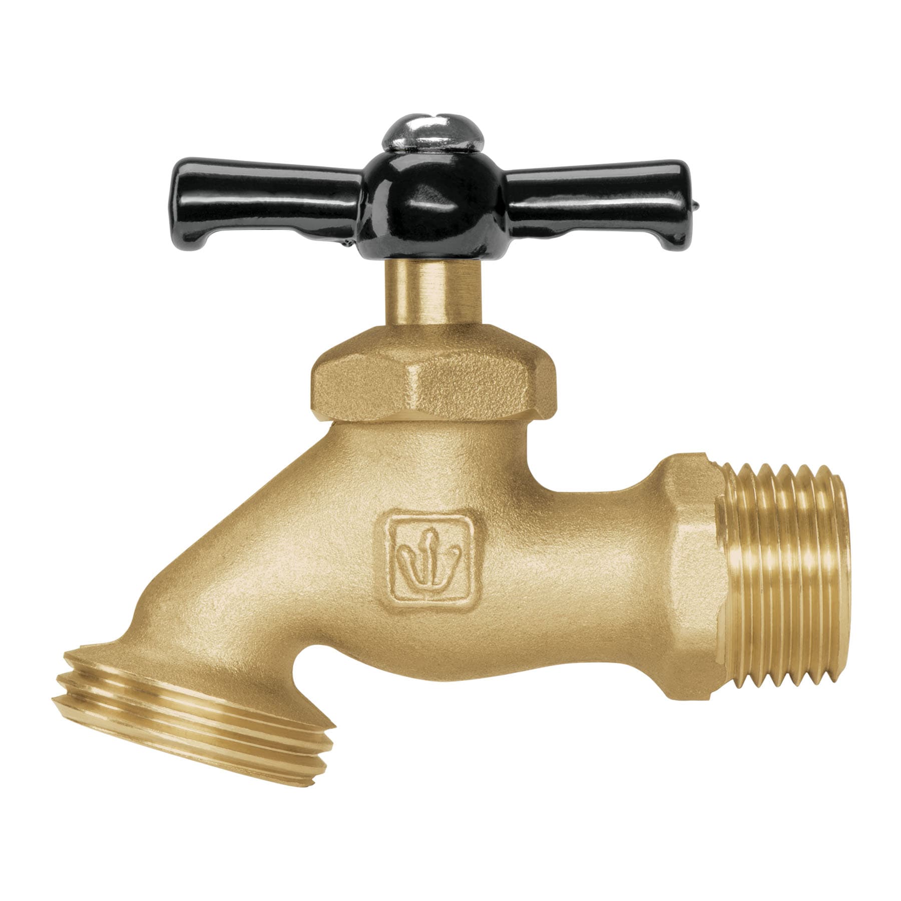Llave para manguera, de latón 100g, 1/2", granel, BASIC, Foset, LLJ-100, 49074