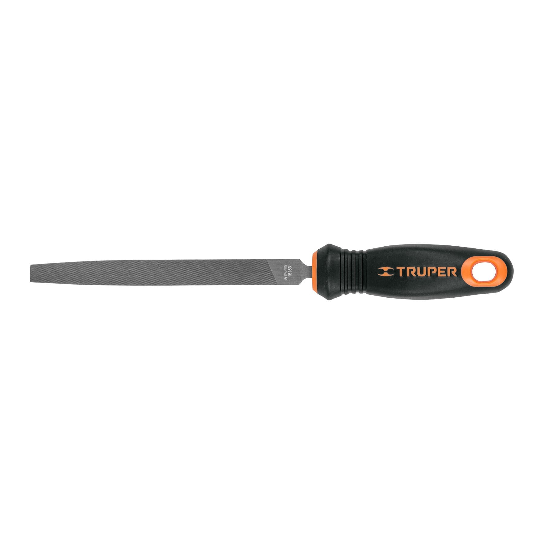 Lima plana muza 6" con mango doble inyección, Truper