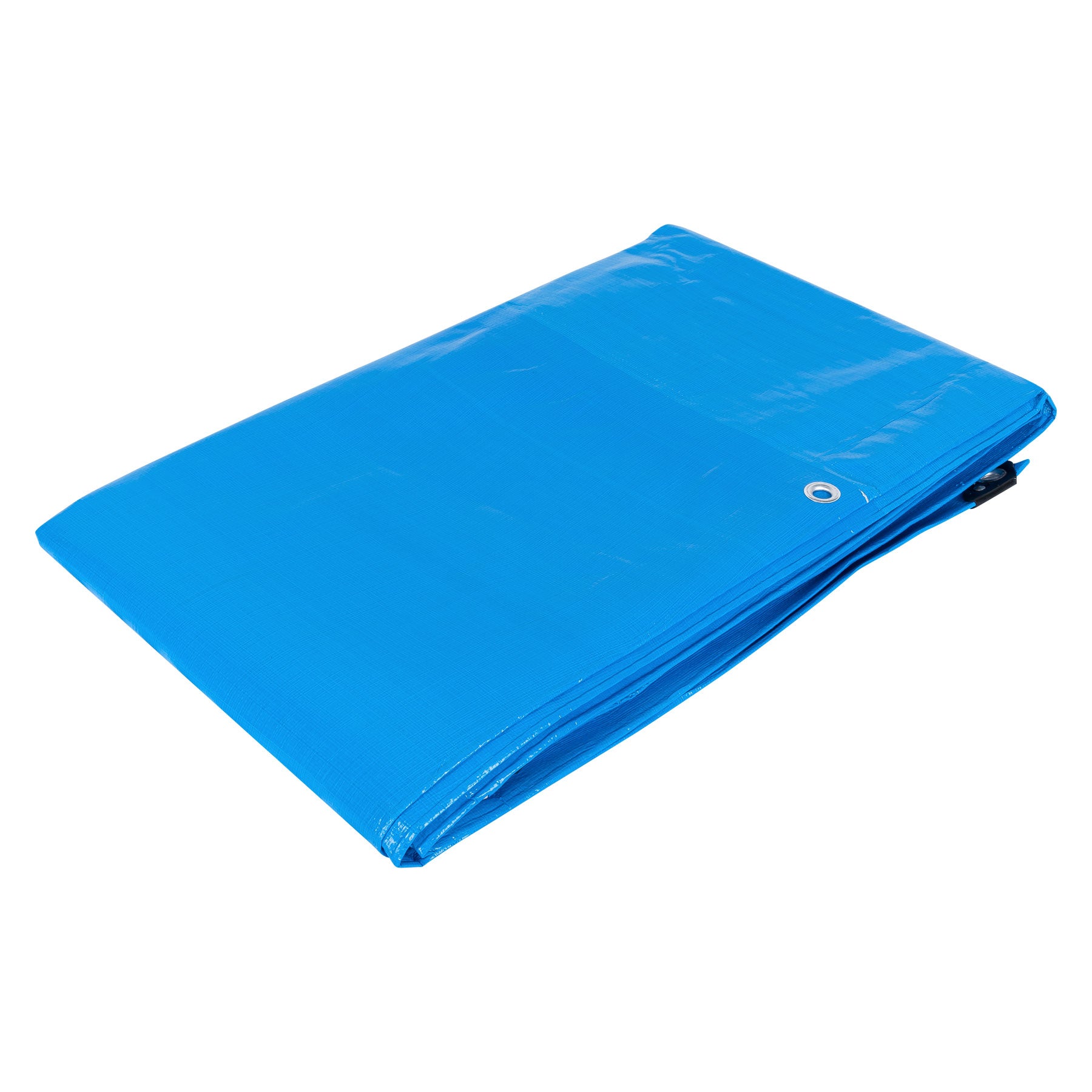 Lona de polietileno reforzada 3 x 6 m, azul, 180g/m2, Truper