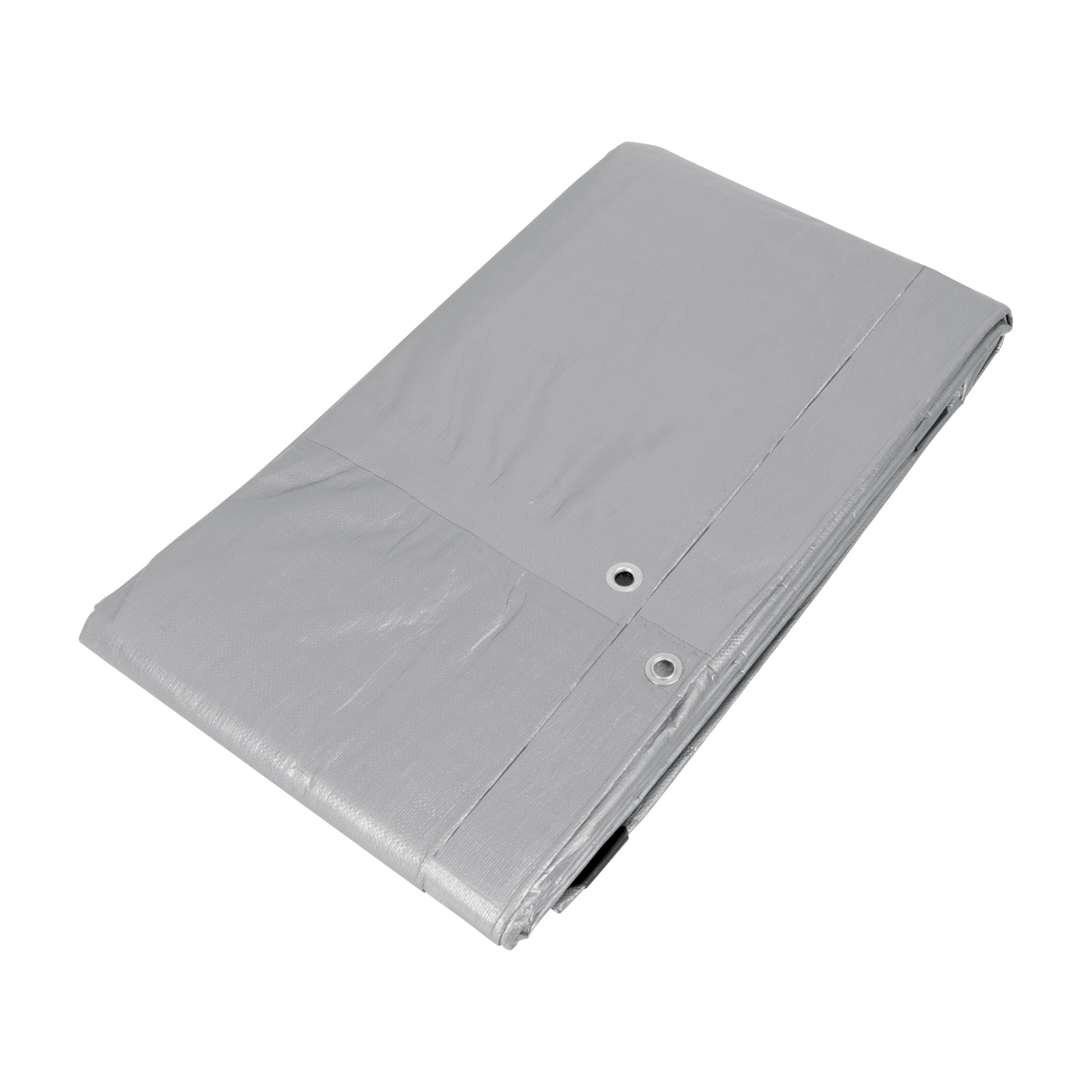 Lona de polietileno reforzada 3 x 6 m, gris, 180g/m2, Truper