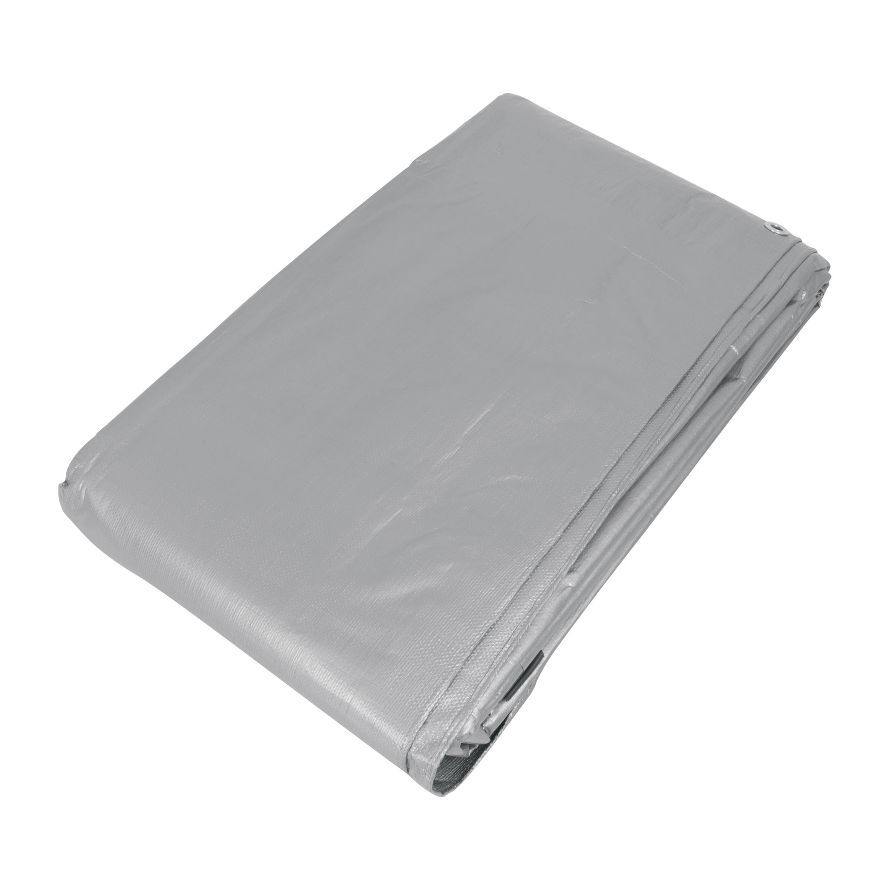 Lona de polietileno reforzada 5 x 7 m, gris, 180g/m2, Truper