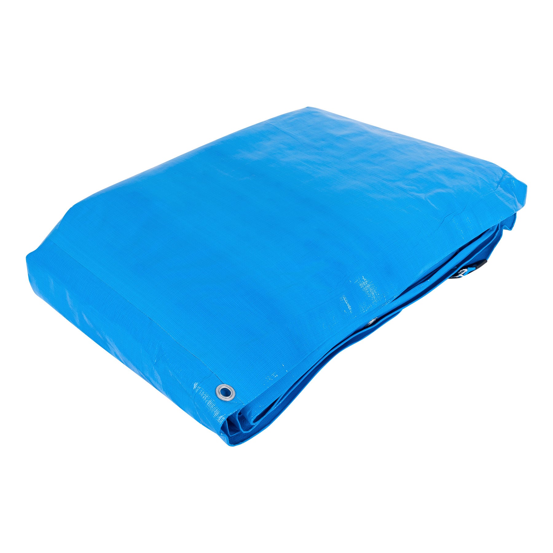 Lona de polietileno reforzada 7x10 m, azul, 180g/m2, Truper