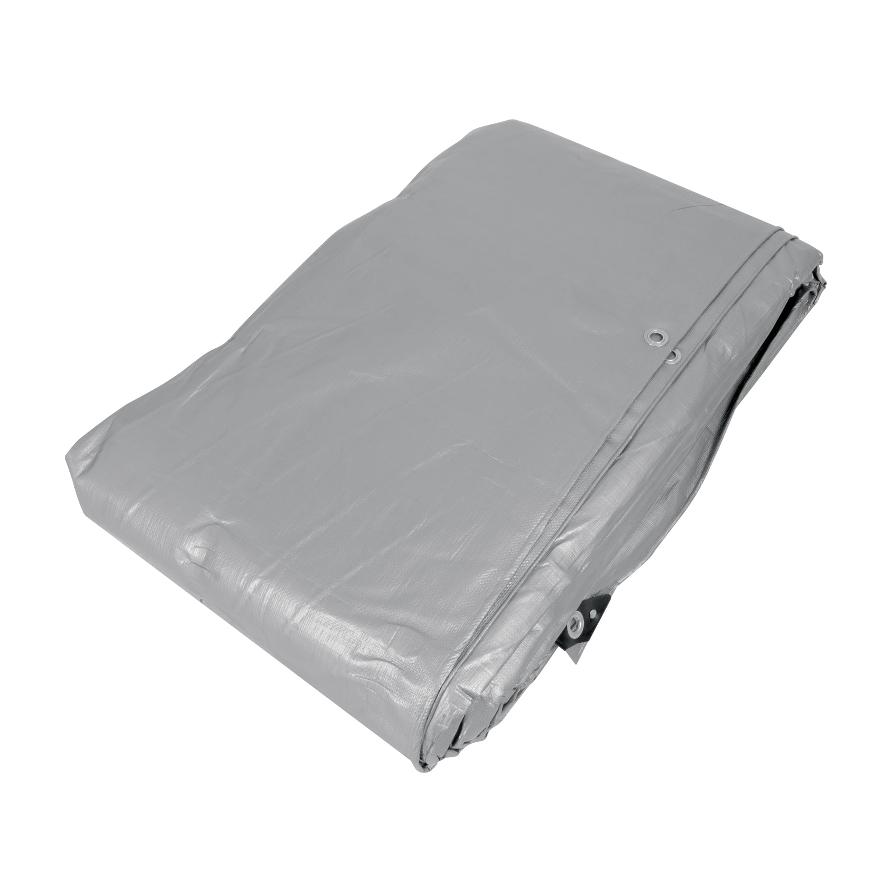 Lona de polietileno reforzada 7x10 m, gris, 180g/m2, Truper