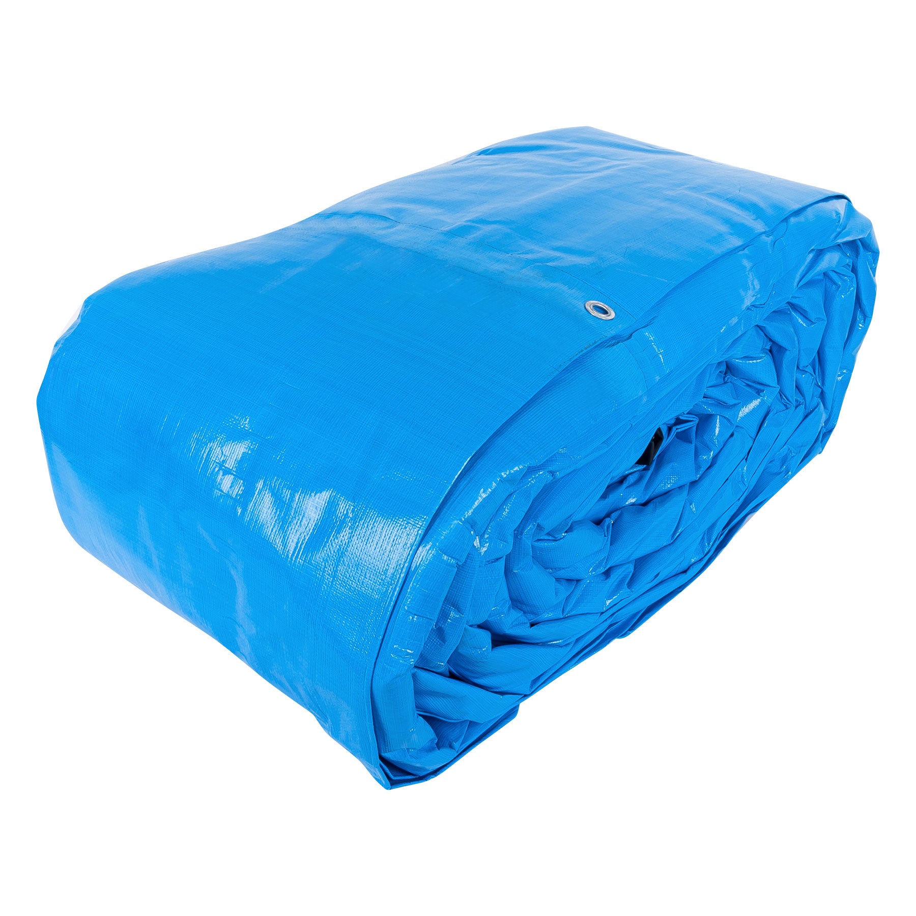 Lona de polietileno reforzada 9x14 m, azul, 180g/m2, Truper