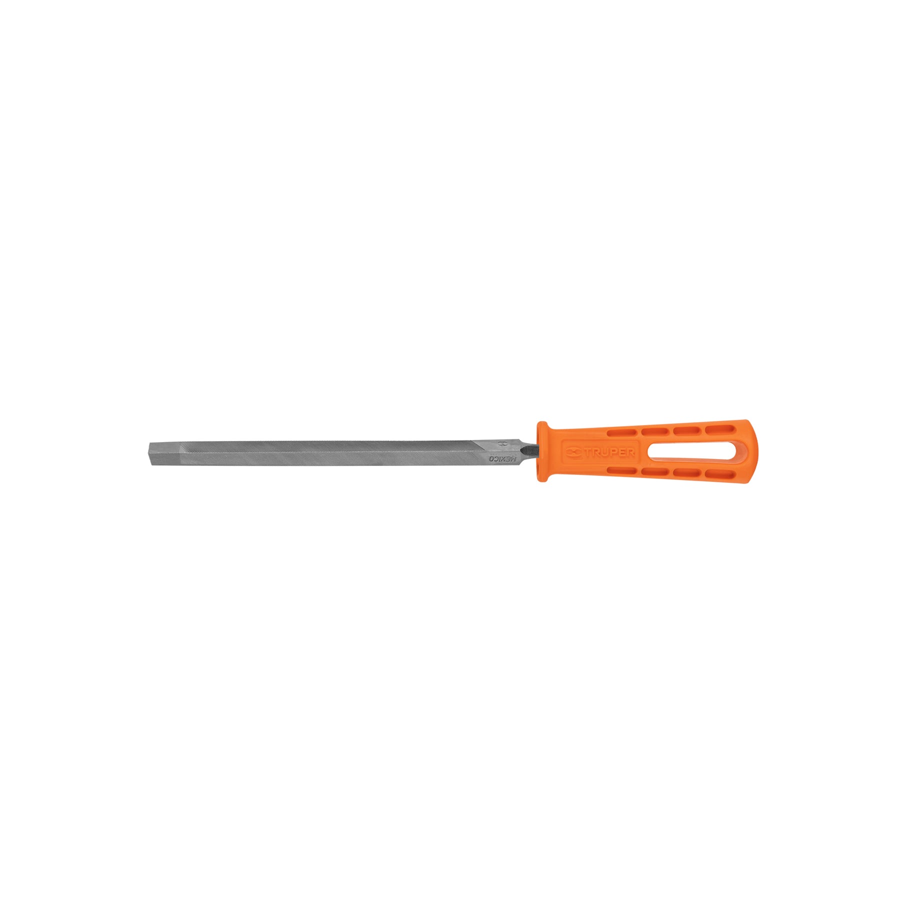 Lima triángular 7" para machete, 36 dpp, con mango, Truper