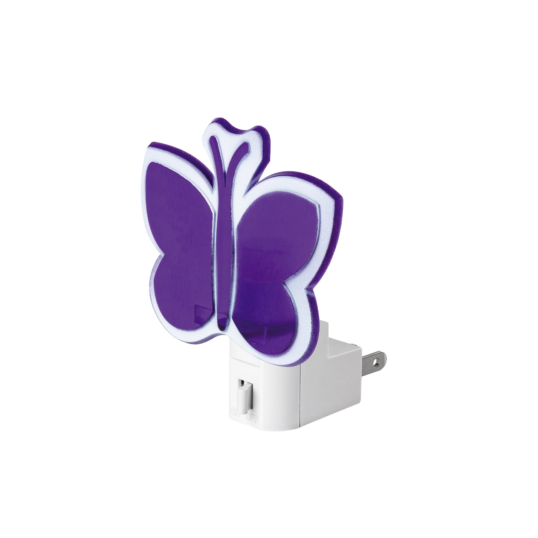 Luz de noche con lámpara E12, mariposa, Volteck, LUZ-12, 46293