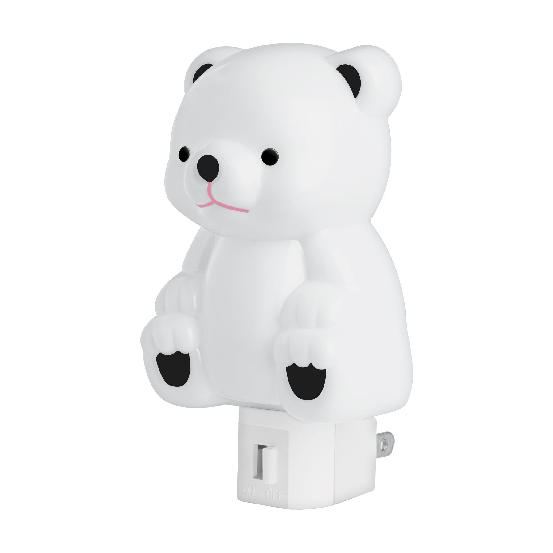 Luz de noche con lámpara E12, oso, Volteck