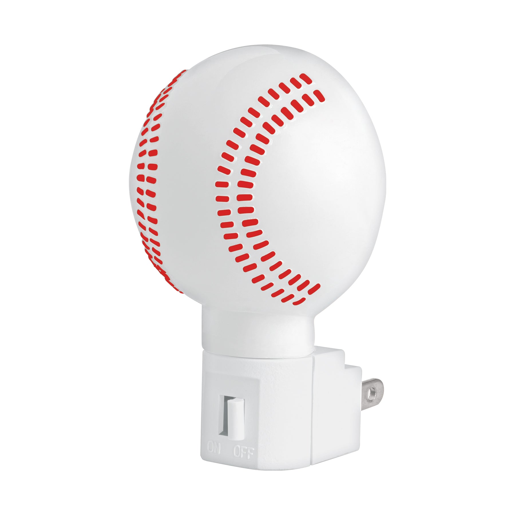 Luz de noche con lámpara E12, pelota de béisbol, Volteck, LUZ-15, 46289