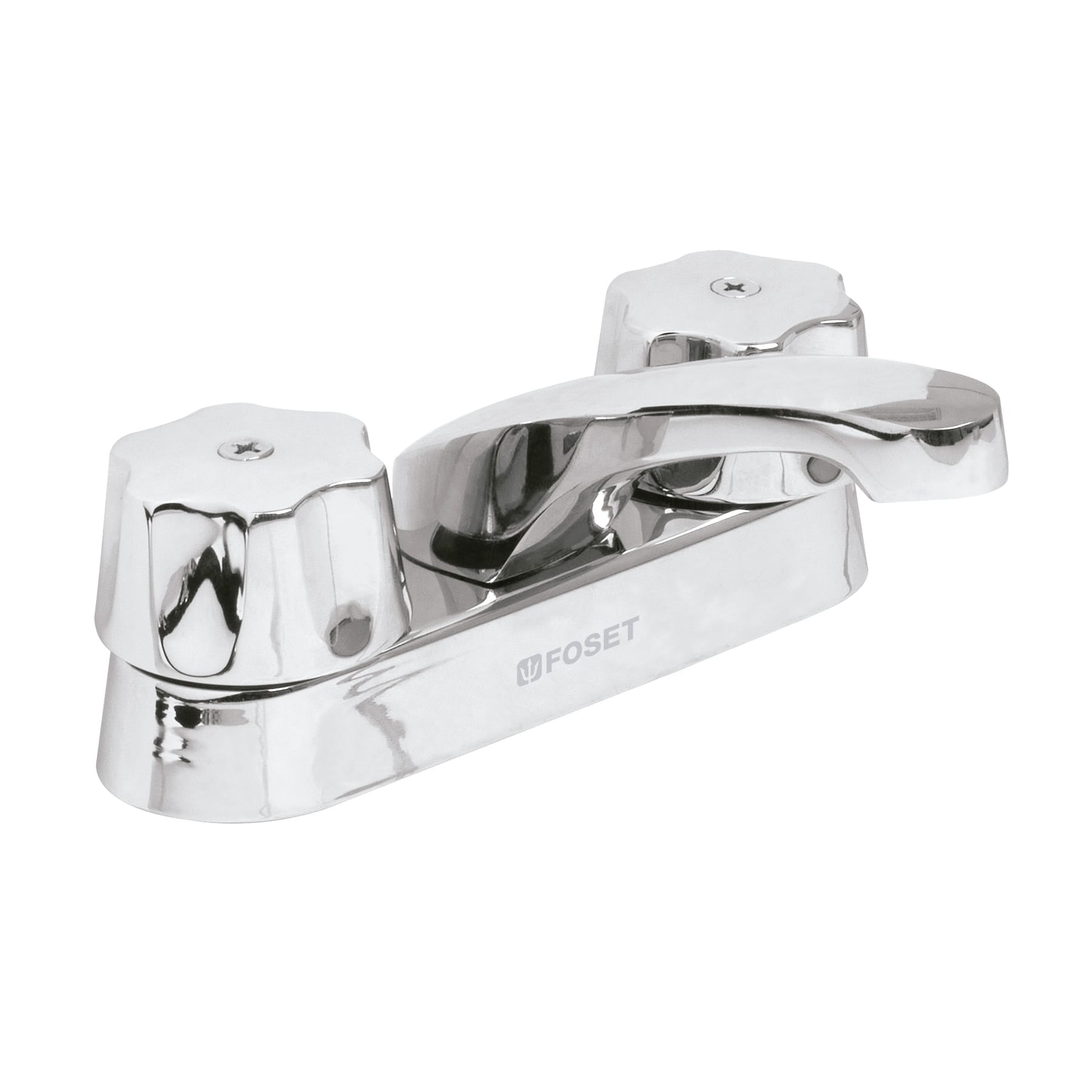 Mezcladora 4" para lavabo, nariz larga, cartucho cerámico, Foset, M-048, 49230