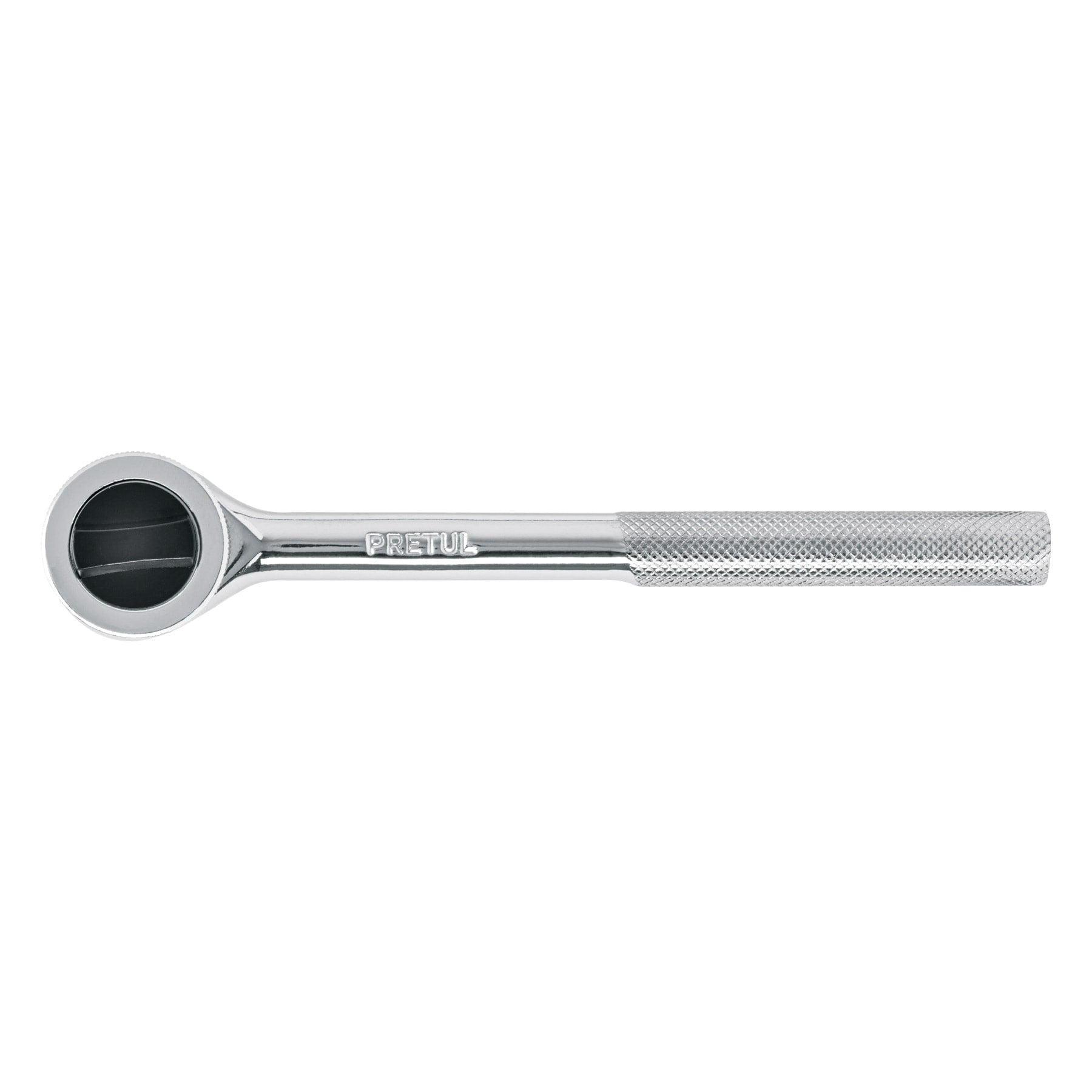 Matraca cuadro 3/8" cabeza redonda con disco, Pretul, M-3845DP, 27354