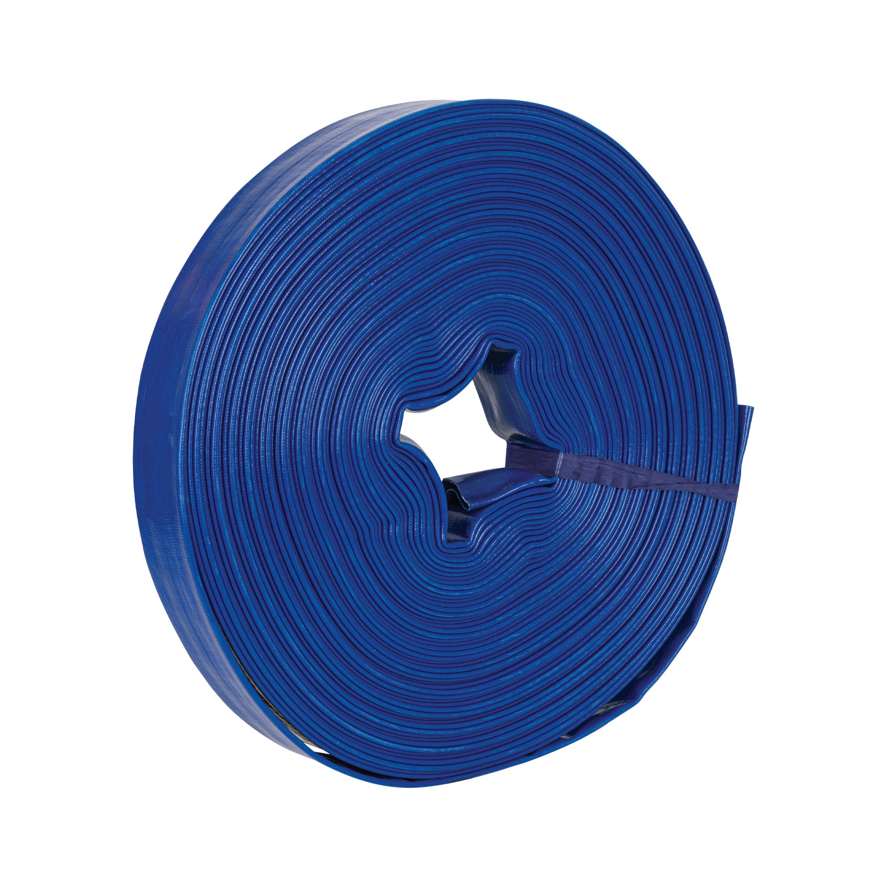 Rollo de manguera plana de 1.5" x50m de descarga para motobomba