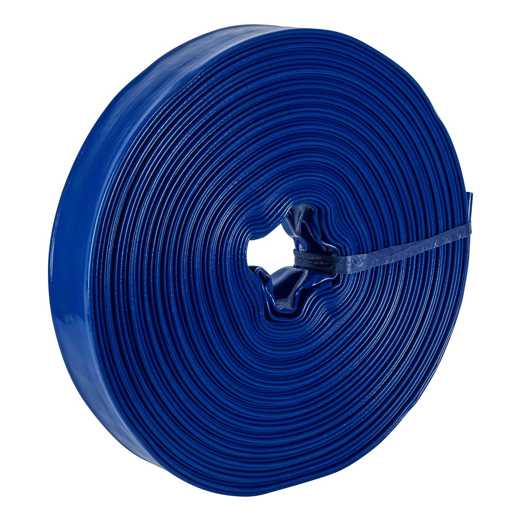 Rollo de manguera plana de 2" x 50m de descarga para motobomba