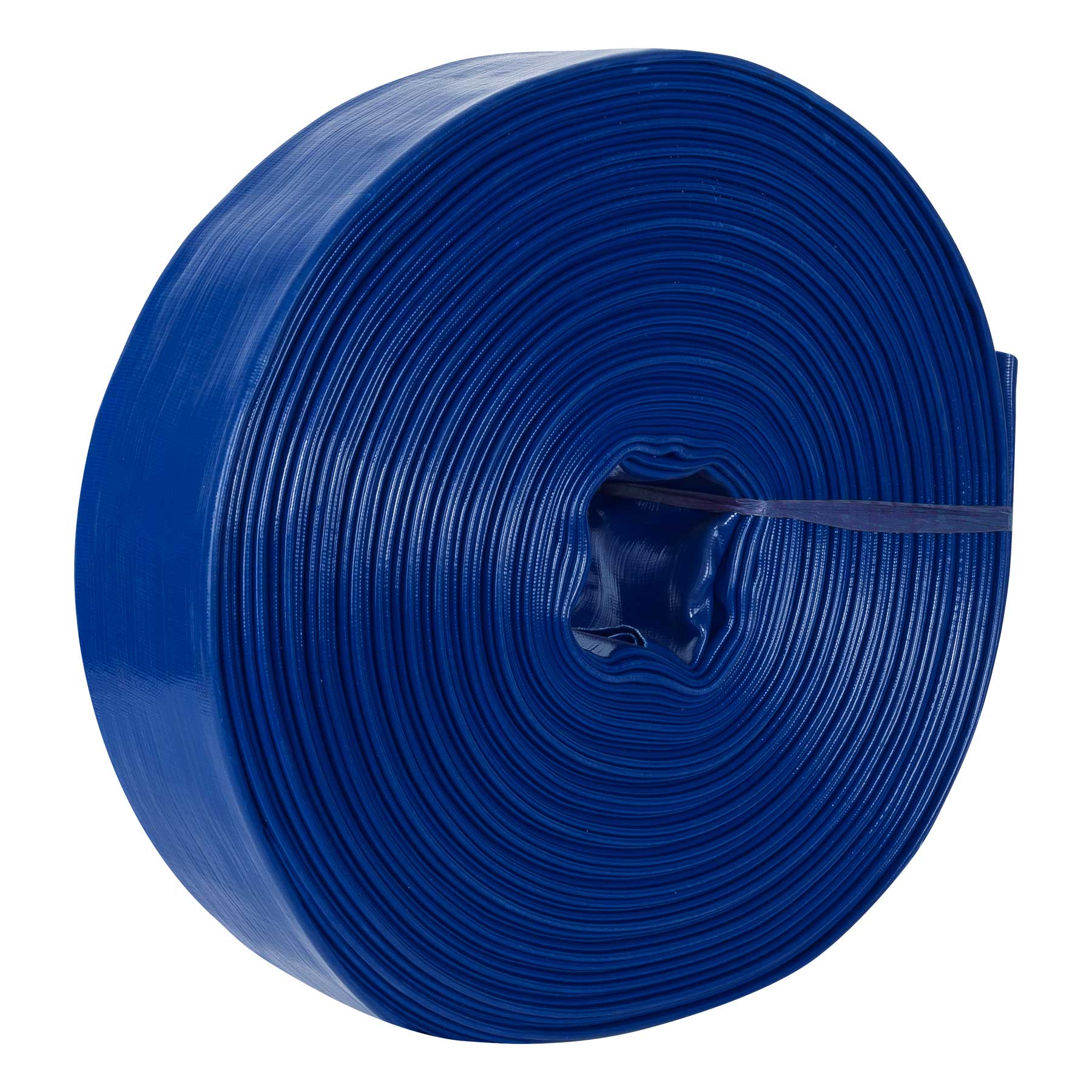 Rollo de manguera plana de 3" x 50m de descarga para motobomba