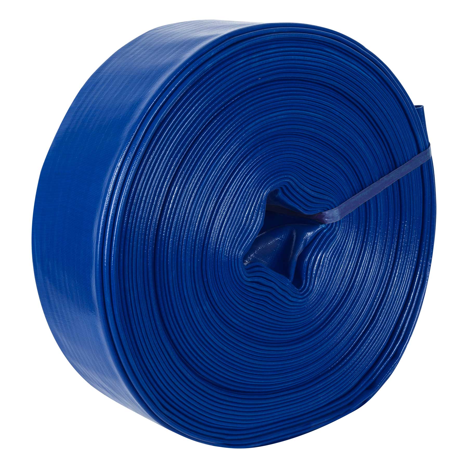 Rollo de manguera plana de 4" x 50m de descarga para motobomba