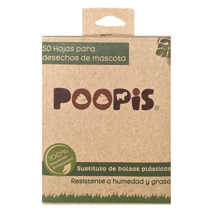 Hojas POOPIS grandes paquete de 50 hojas