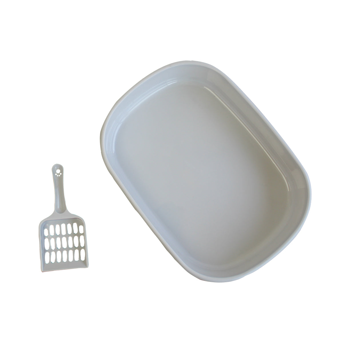 Arenero para arenas minerales con pala (gris)