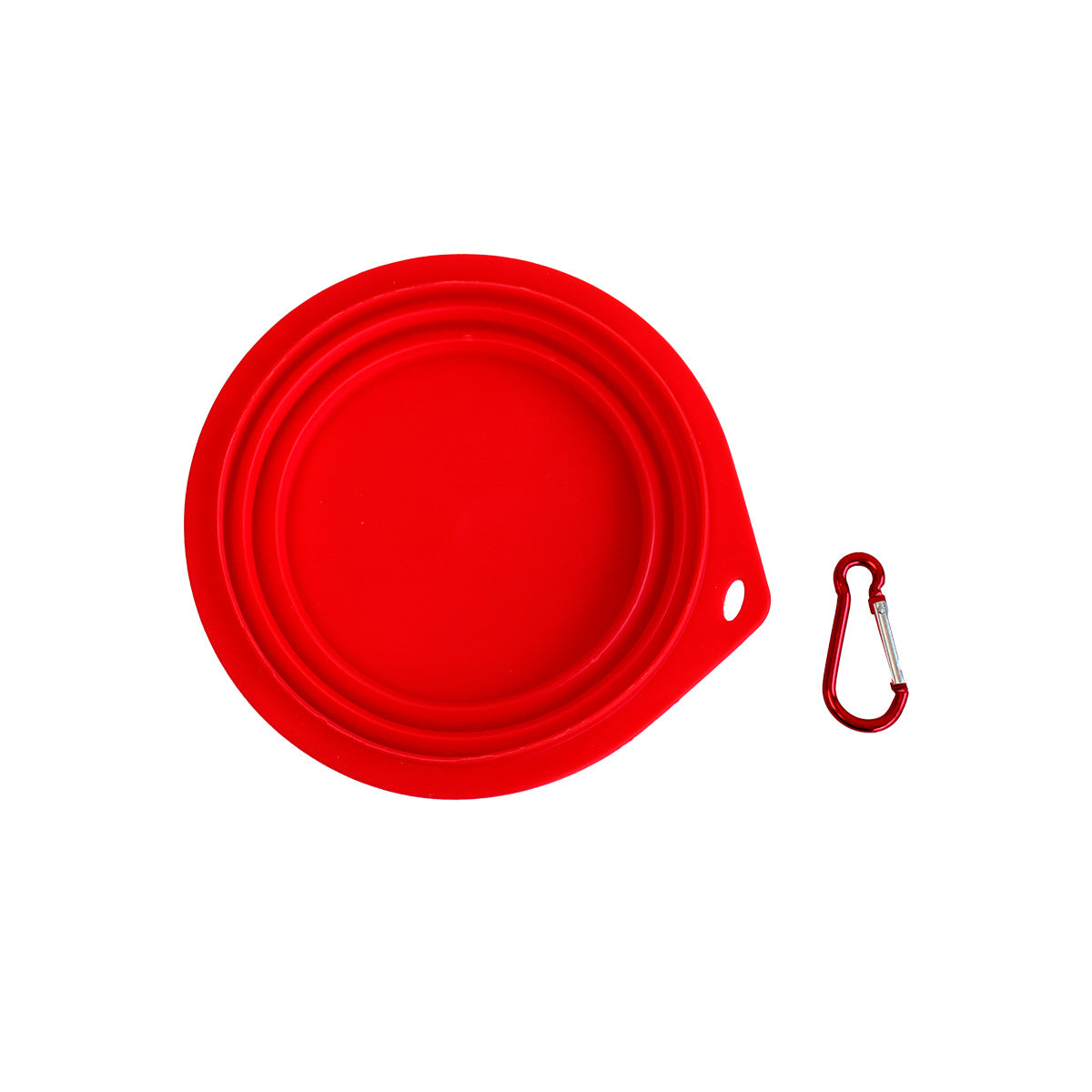 Plato portatil desplegable mediano (rojo azul verde naranja morado)