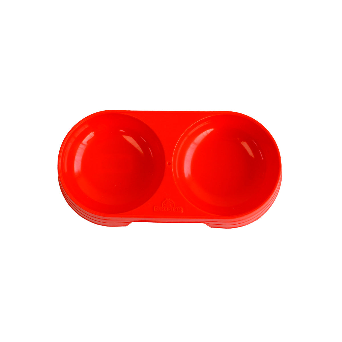 Plato doble (rojo verde azul y naranja)