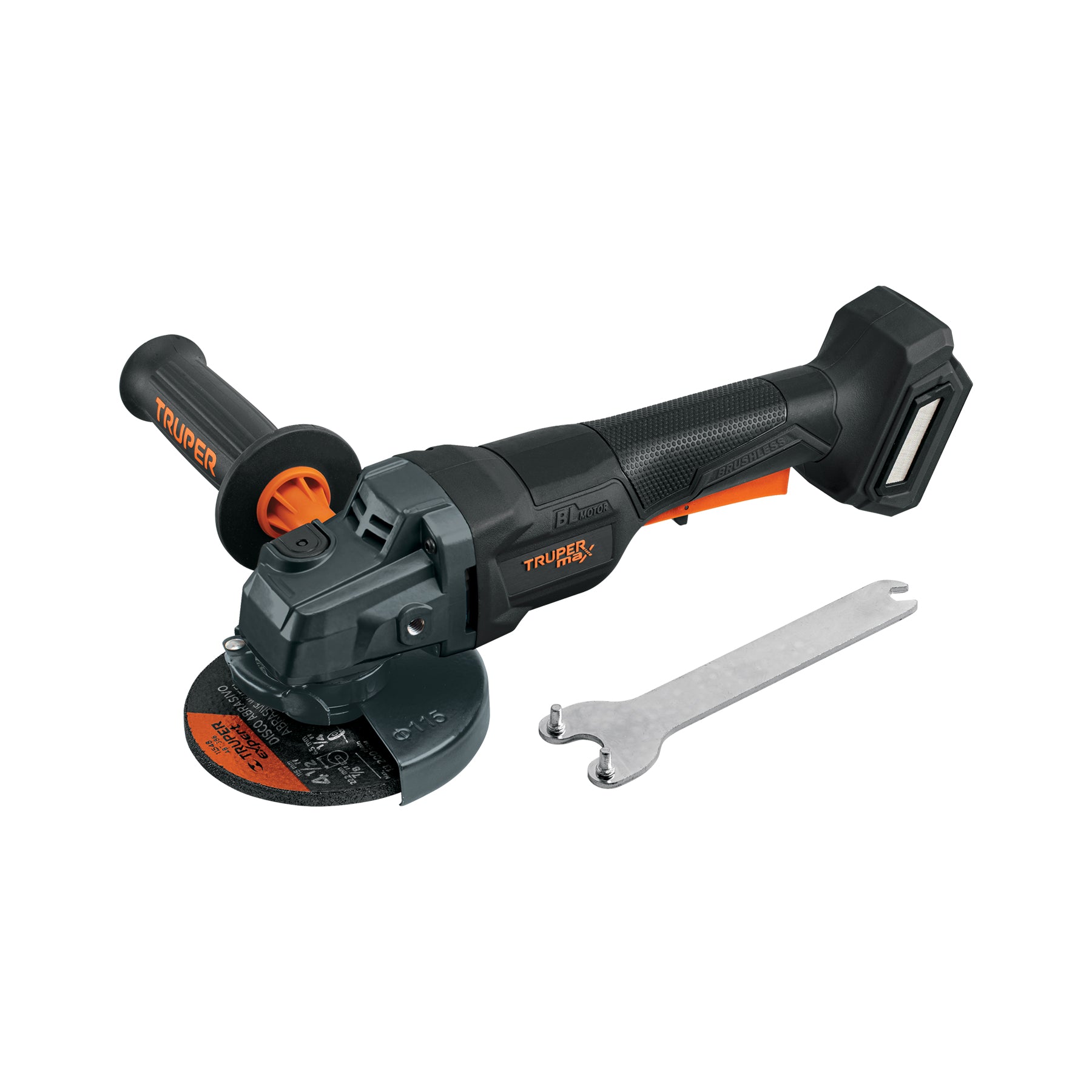 Esmeriladora 4-1/2" 20V, int. paleta, s/accesorios, MAX