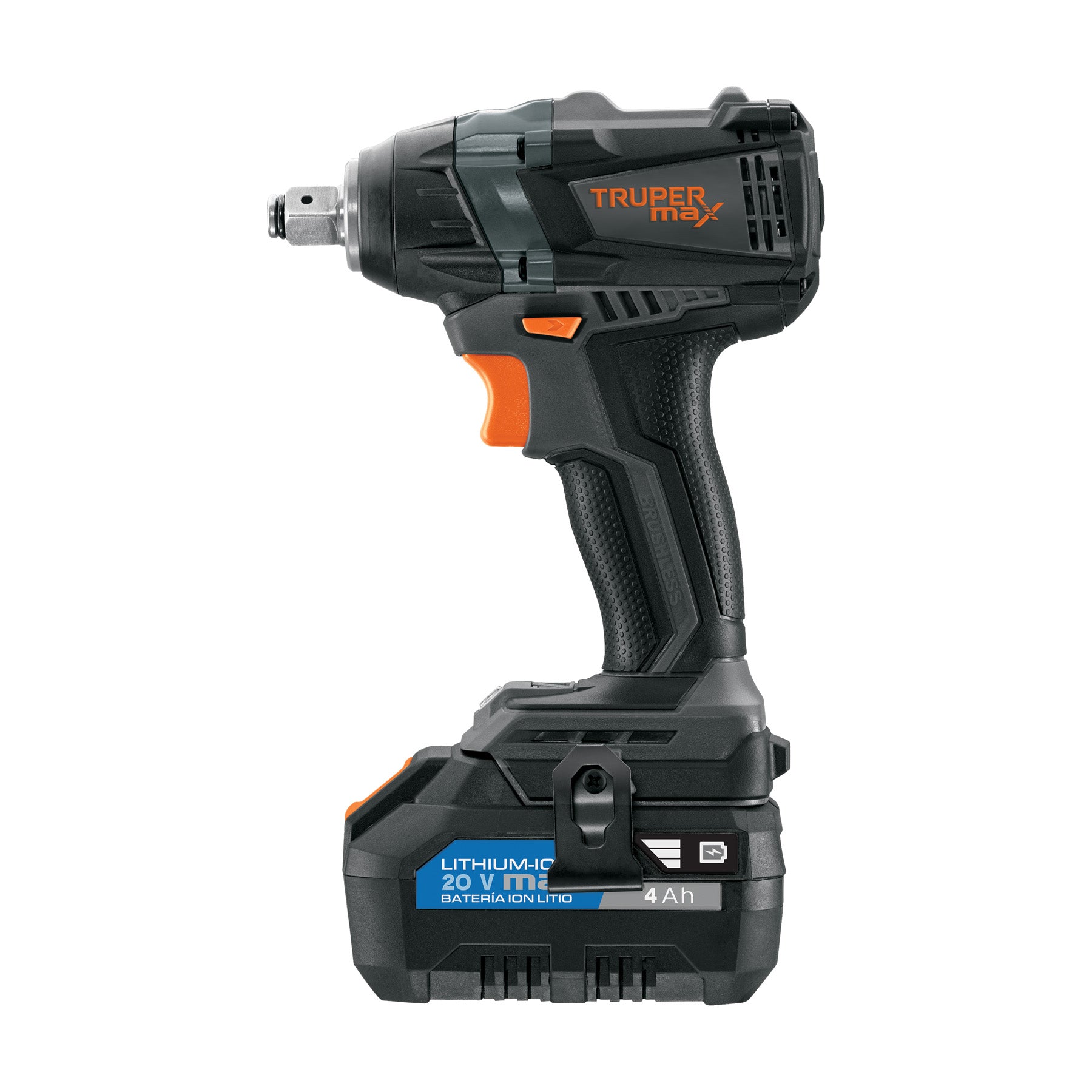 Llave de impacto 1/2", 20V, 155 lb/ft, 1 batería 4Ah, MAX
