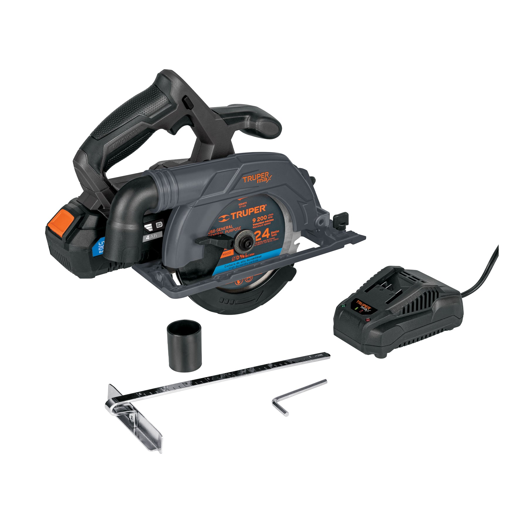 Sierra circular 6-1/2", 20V, 1 batería 4Ah, MAX