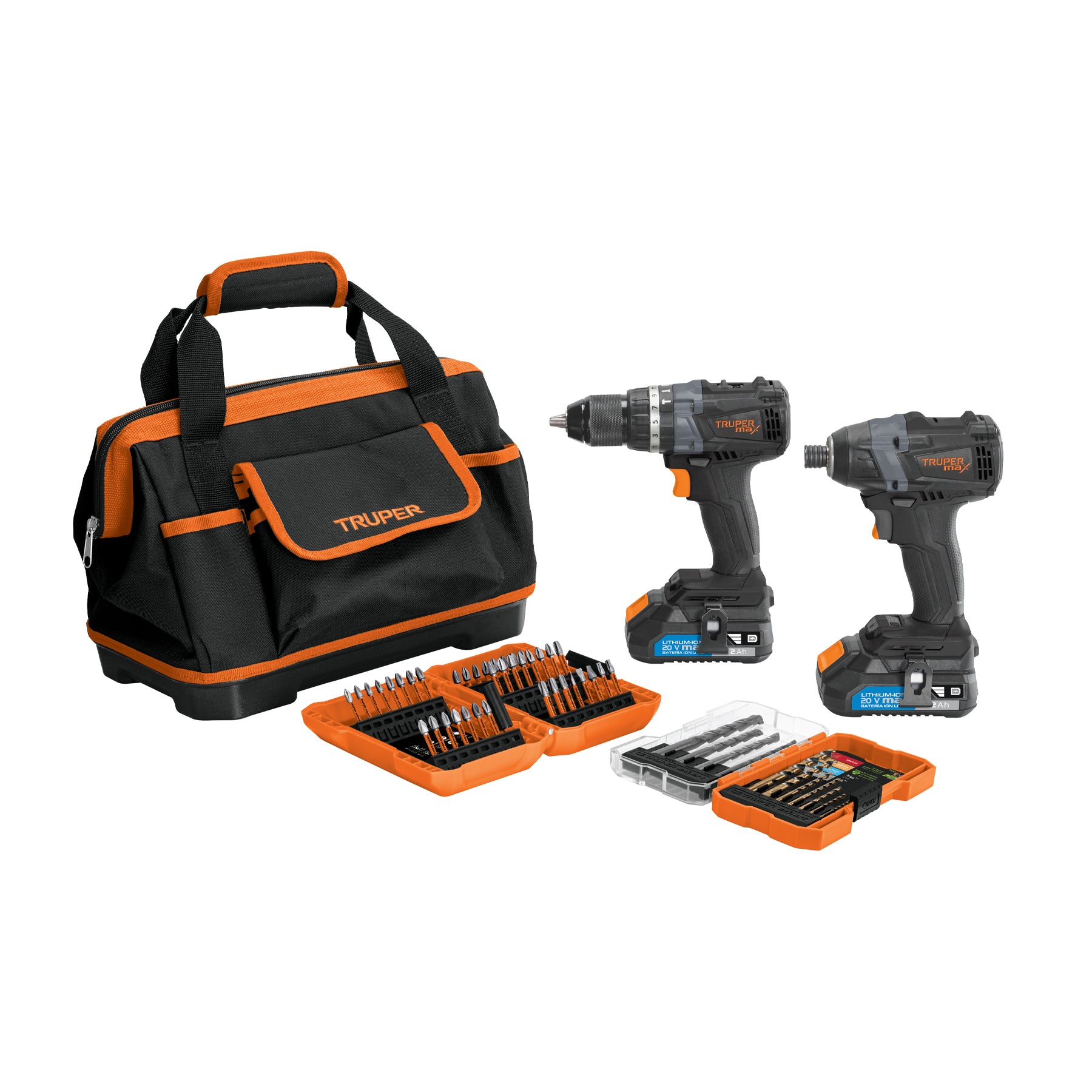 Combo rotomartillo y destornillador de impacto, 20V, MAX