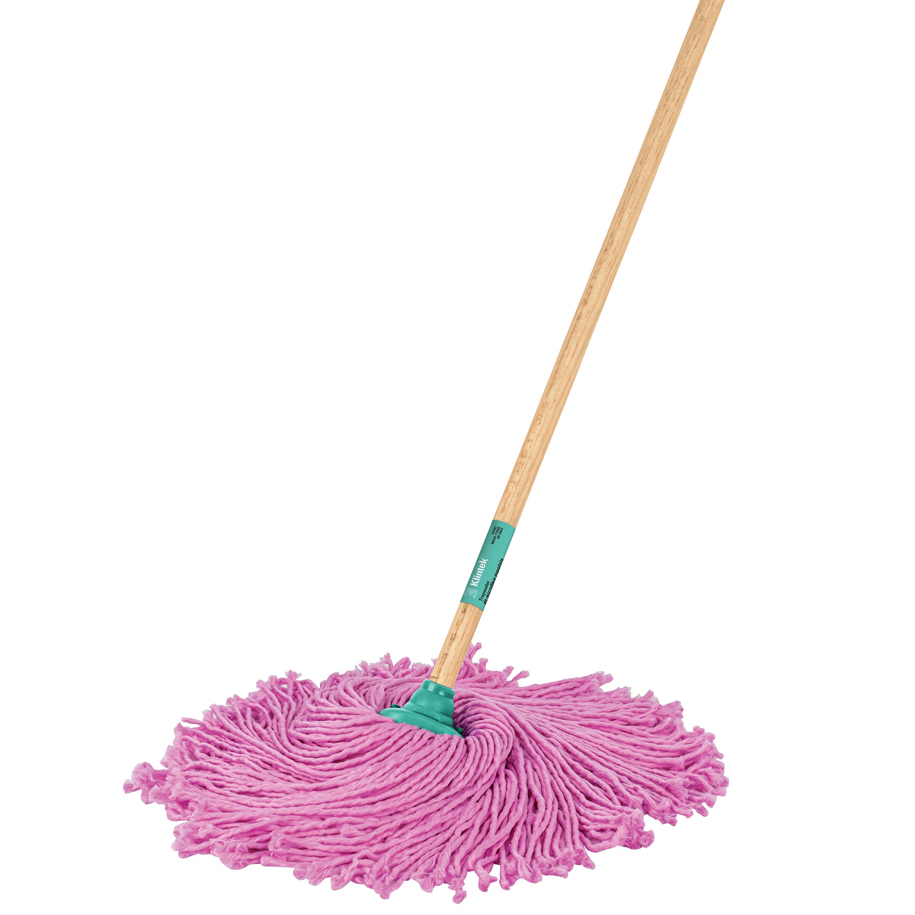 Trapeador de microfibra española, bastón de 120 cm, Klintek