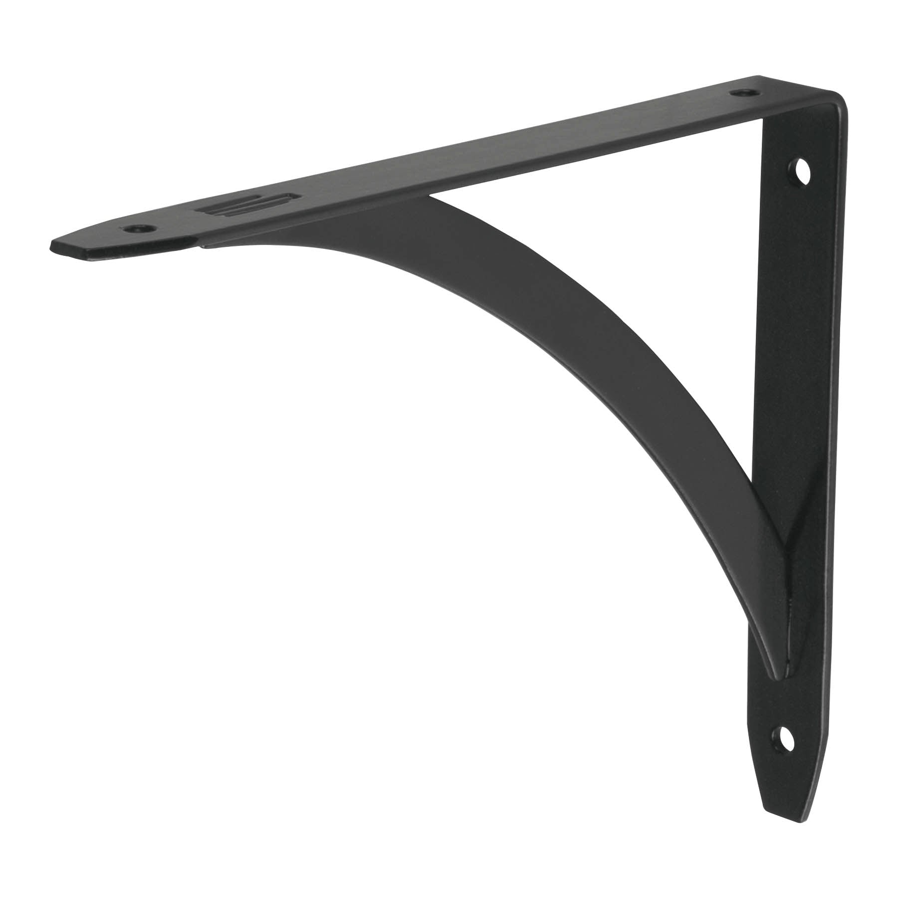 Ménsula reforzada negra 5 x 7" diseño barra, Fiero