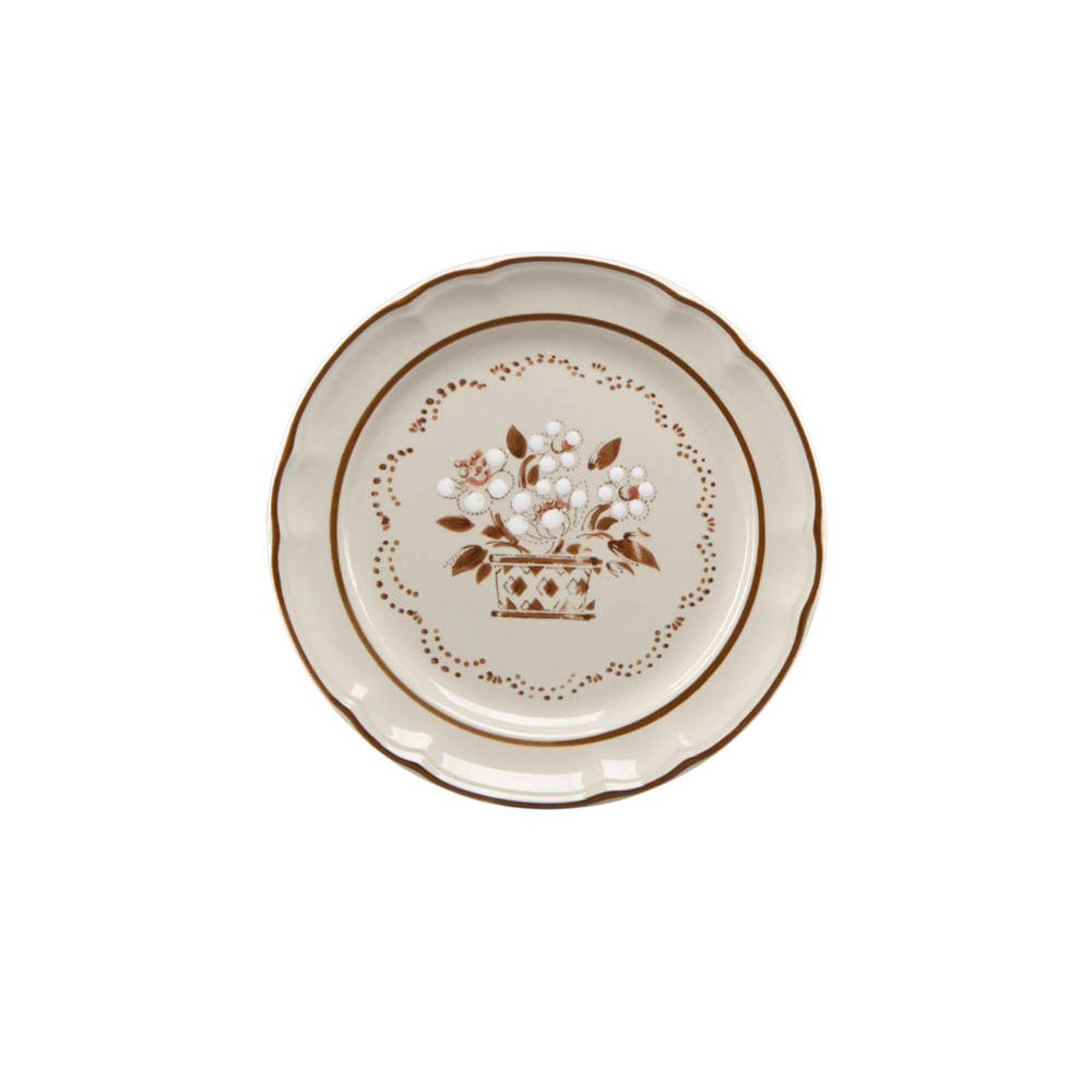 Plato Pastel Flor De OtoñO Santa Anita