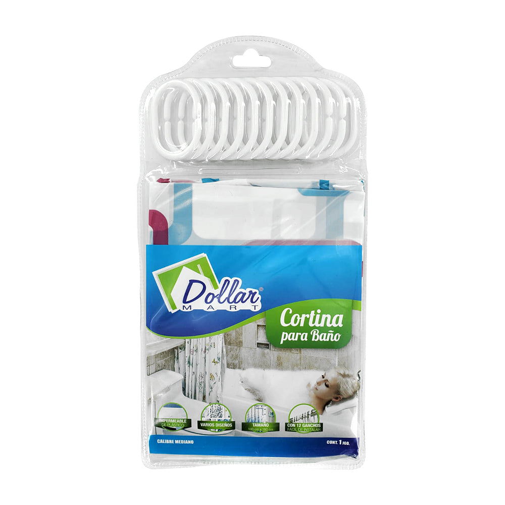 Cortina Para Baño Calibre Medio