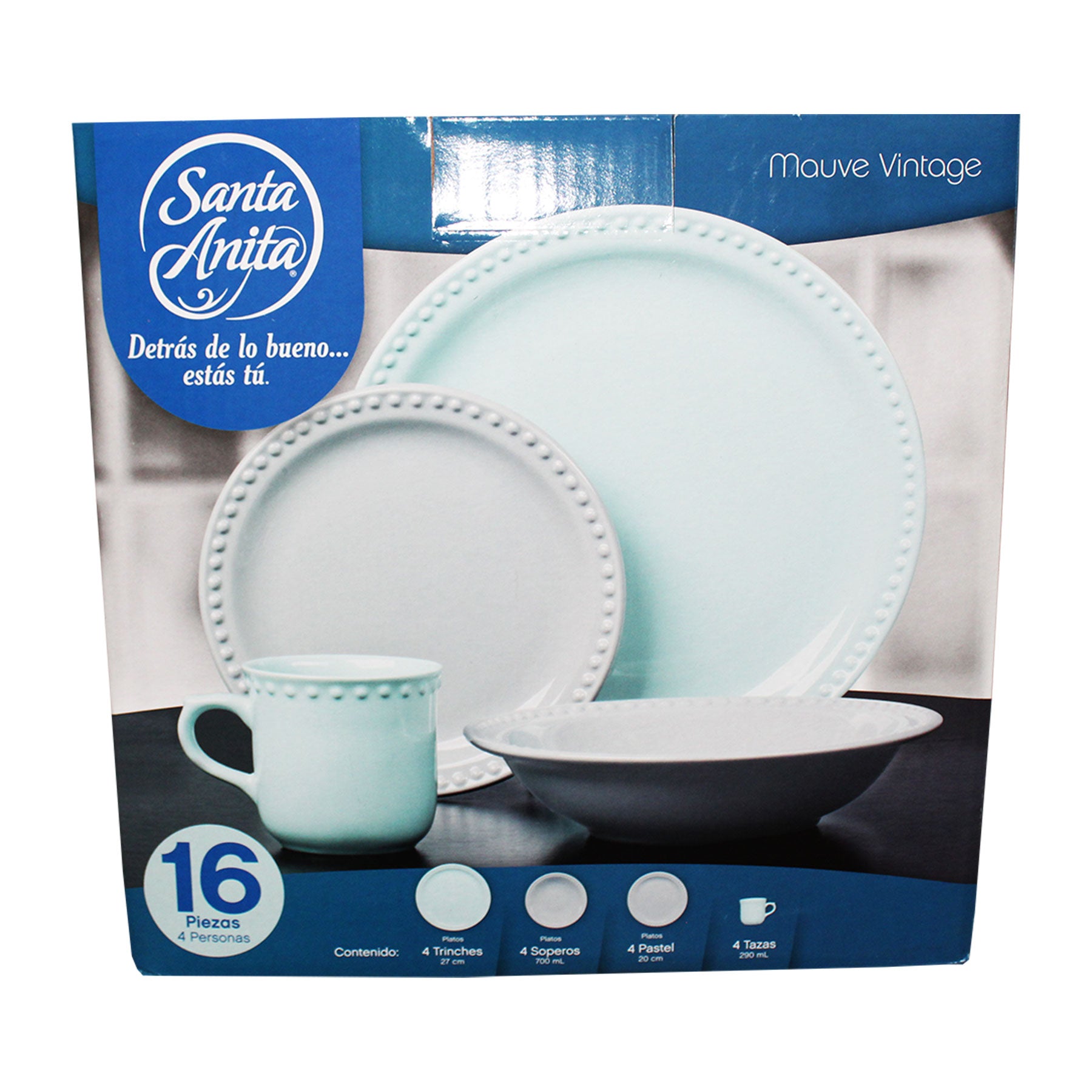 Vajilla 16 Mauve Ncs Santa Anita