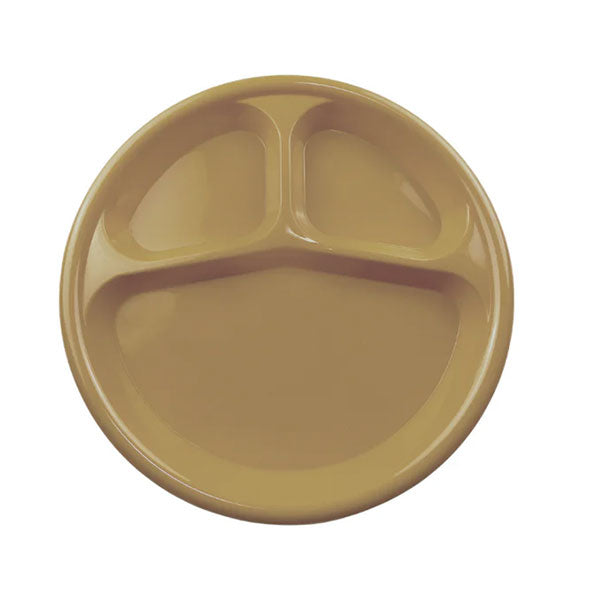 Melaplast Plato 3 Divisiones Redondo Colors 9"
