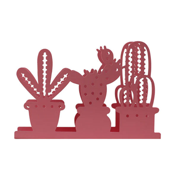 Servilletero Metã�Lico Cactus