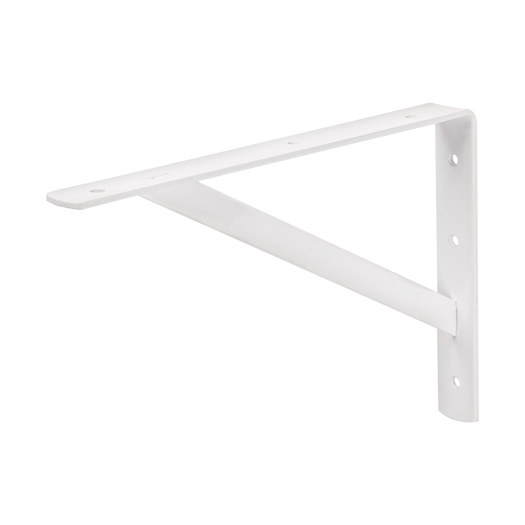 Ménsula de acero reforzada blanca 8 x 12", Fiero