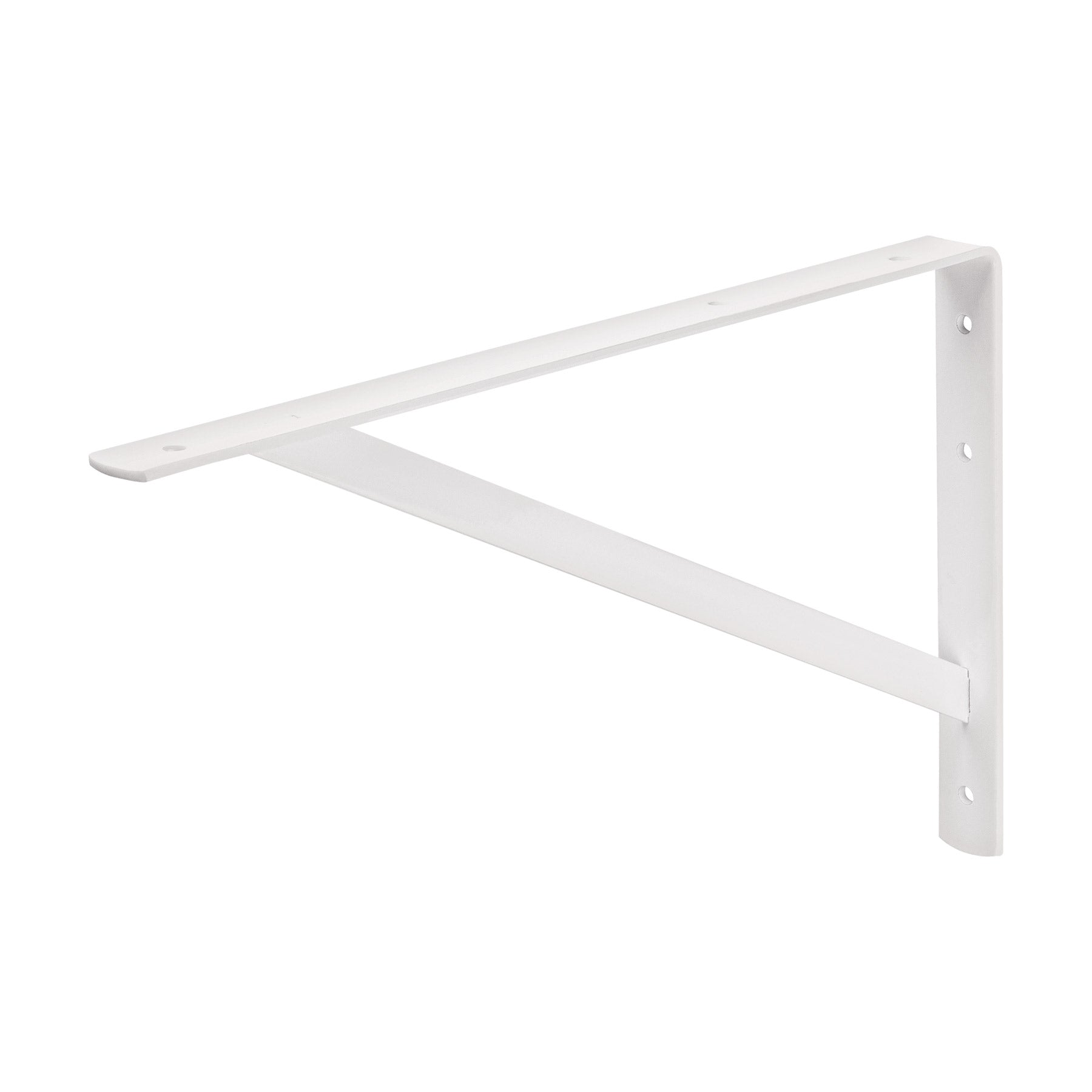 Ménsula de acero reforzada blanca 10 x 16", Fiero