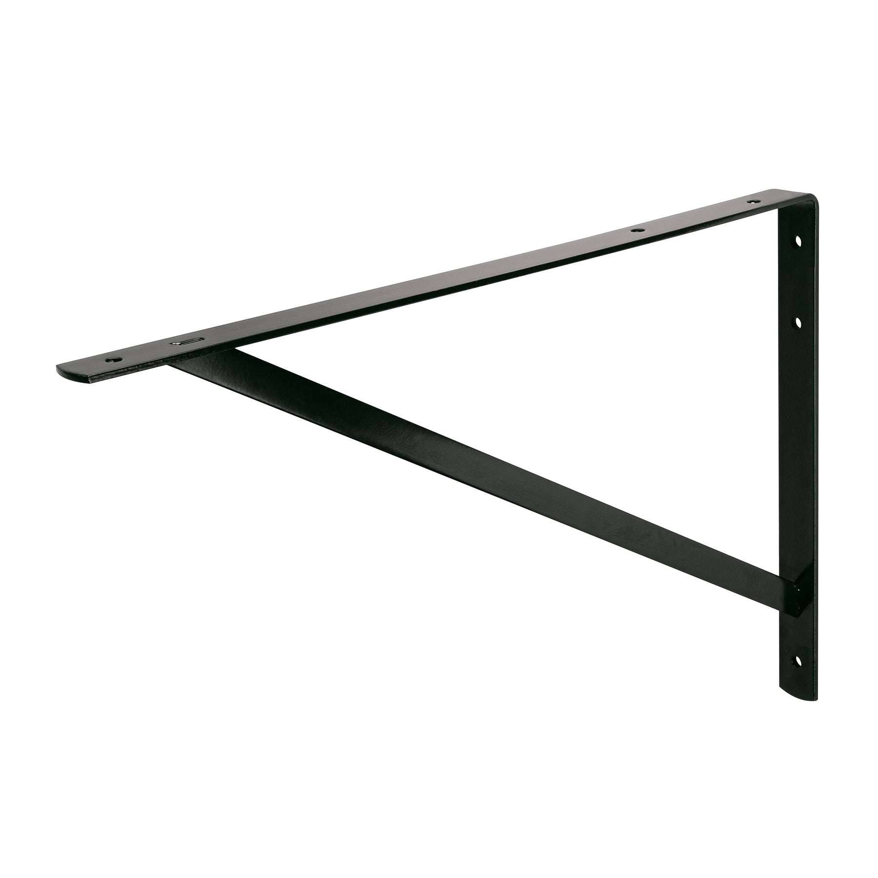 Ménsula de acero reforzada negra 13 x 20", Fiero