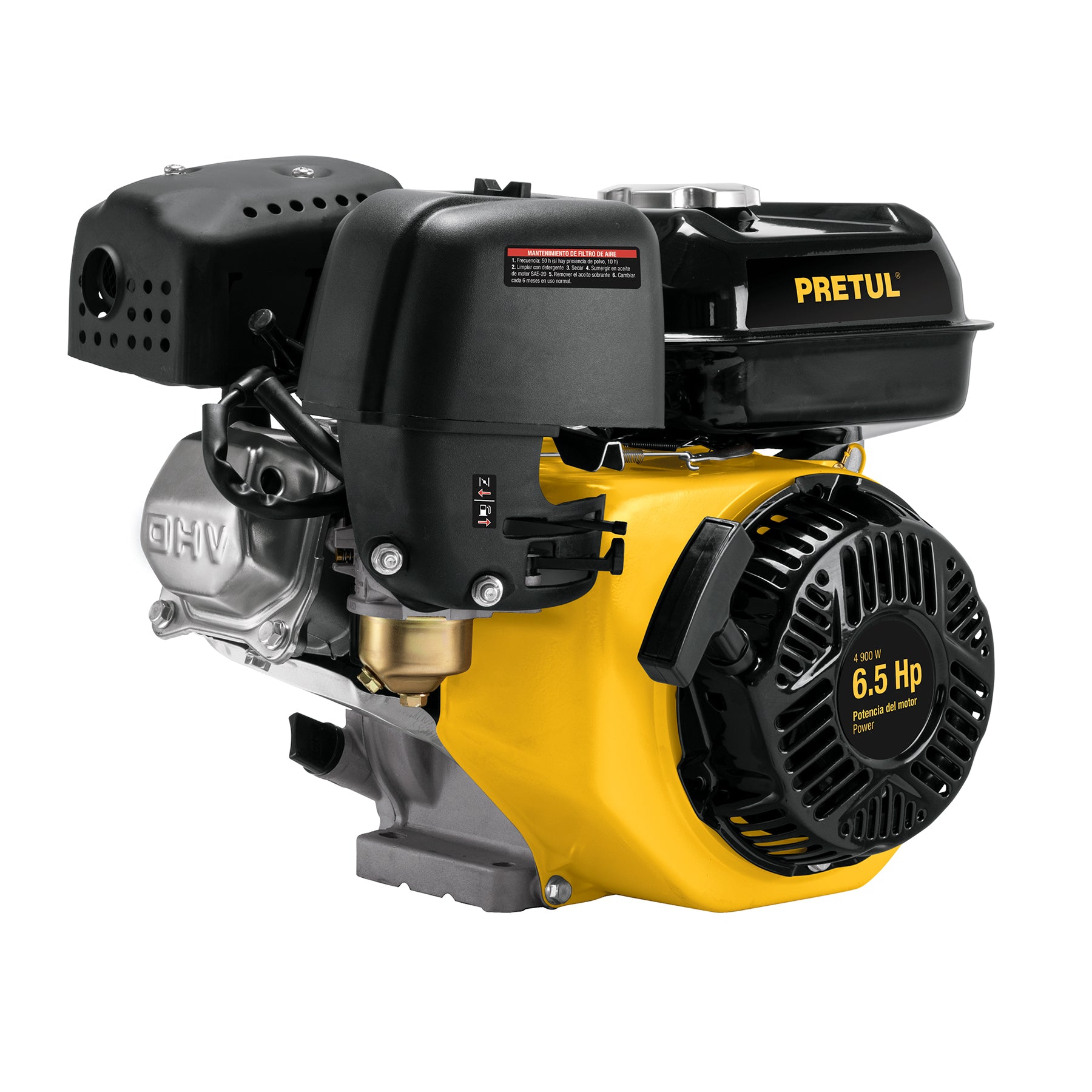 Motor a gasolina 6.5HP, Pretul, MOG-65P, 28114