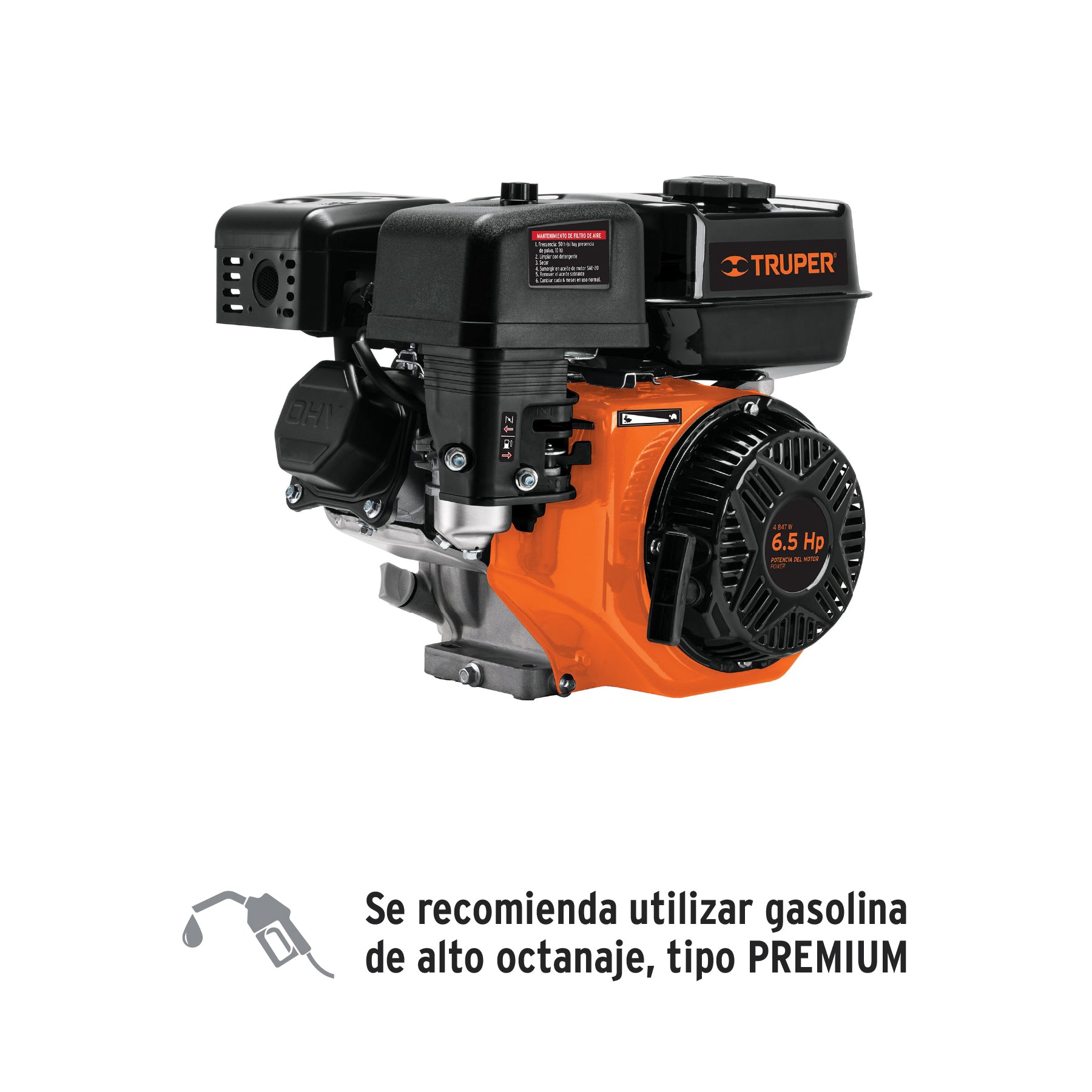 Motor a gasolina 6.5 HP, Truper