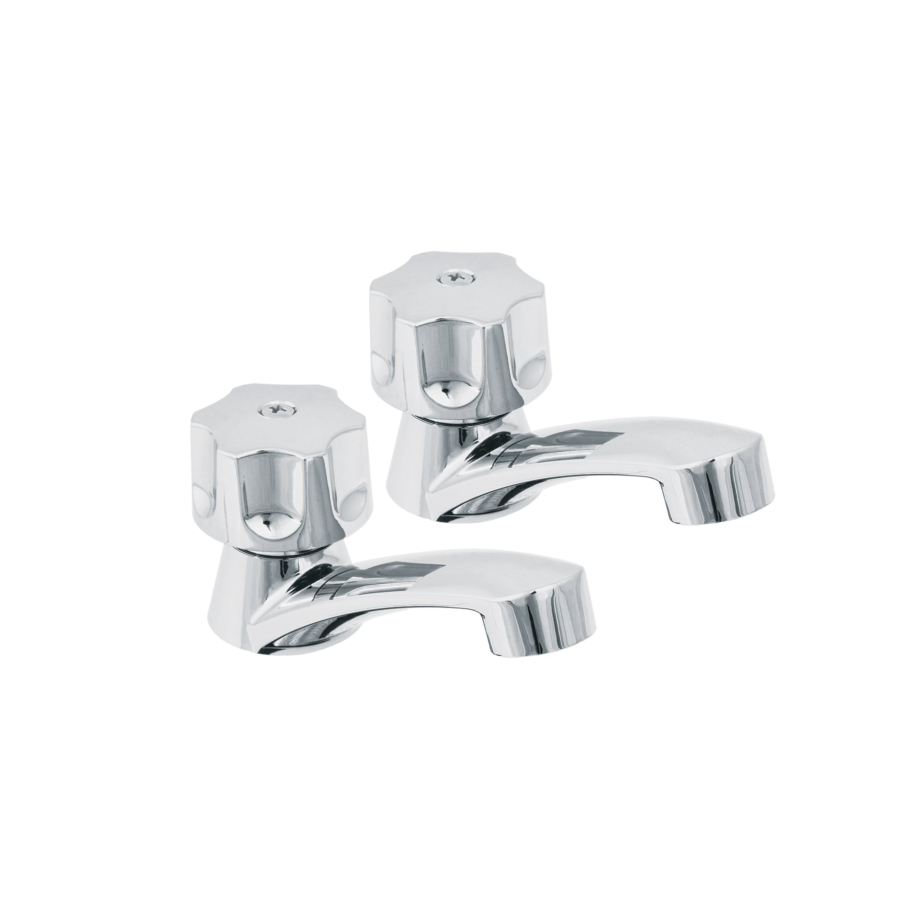 Juego llaves individuales lavabo, ABS, hexagonal, BASIC, Foset, MP-242, 49308