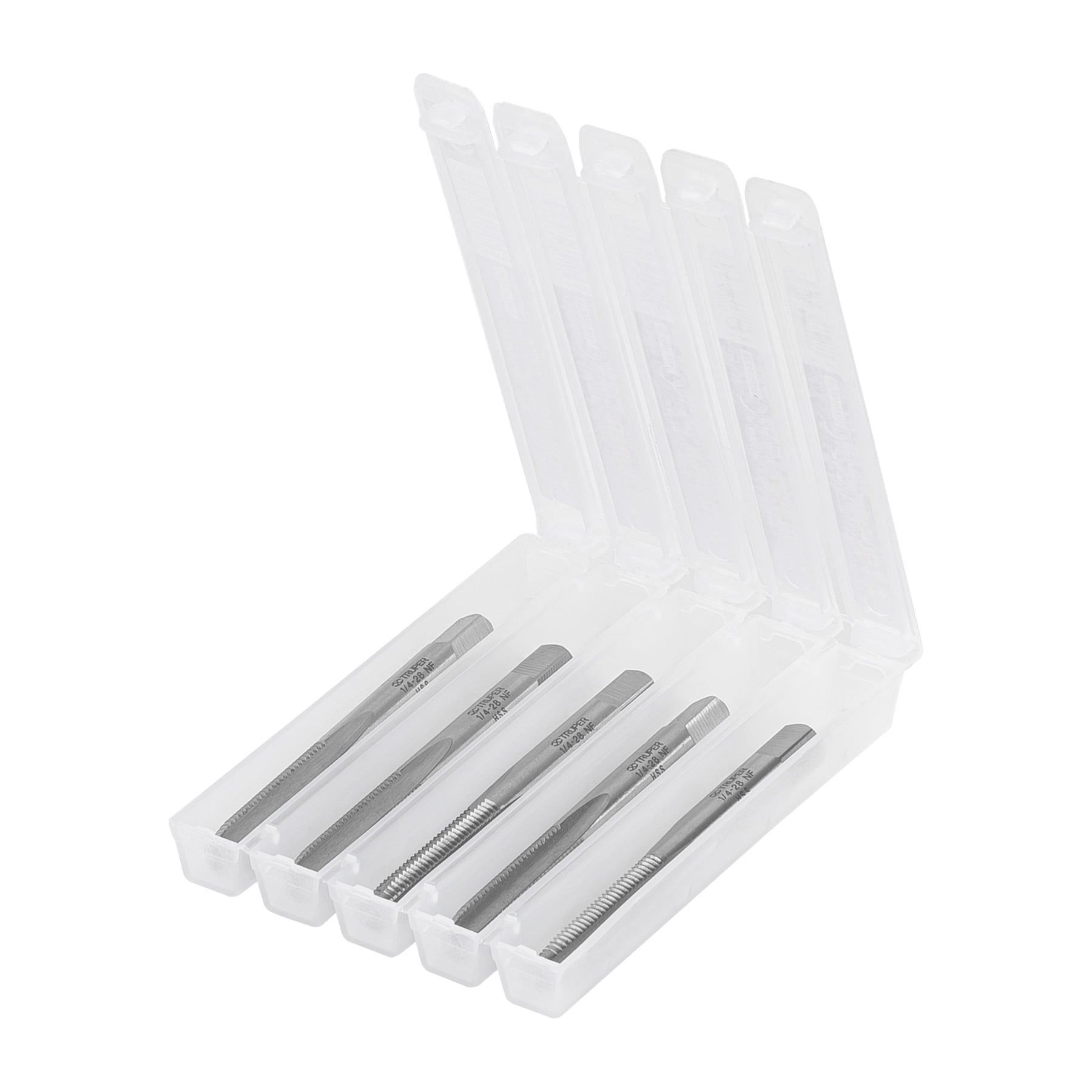 Machuelo semicónico 1/4" x 28 cuerda fina, Truper