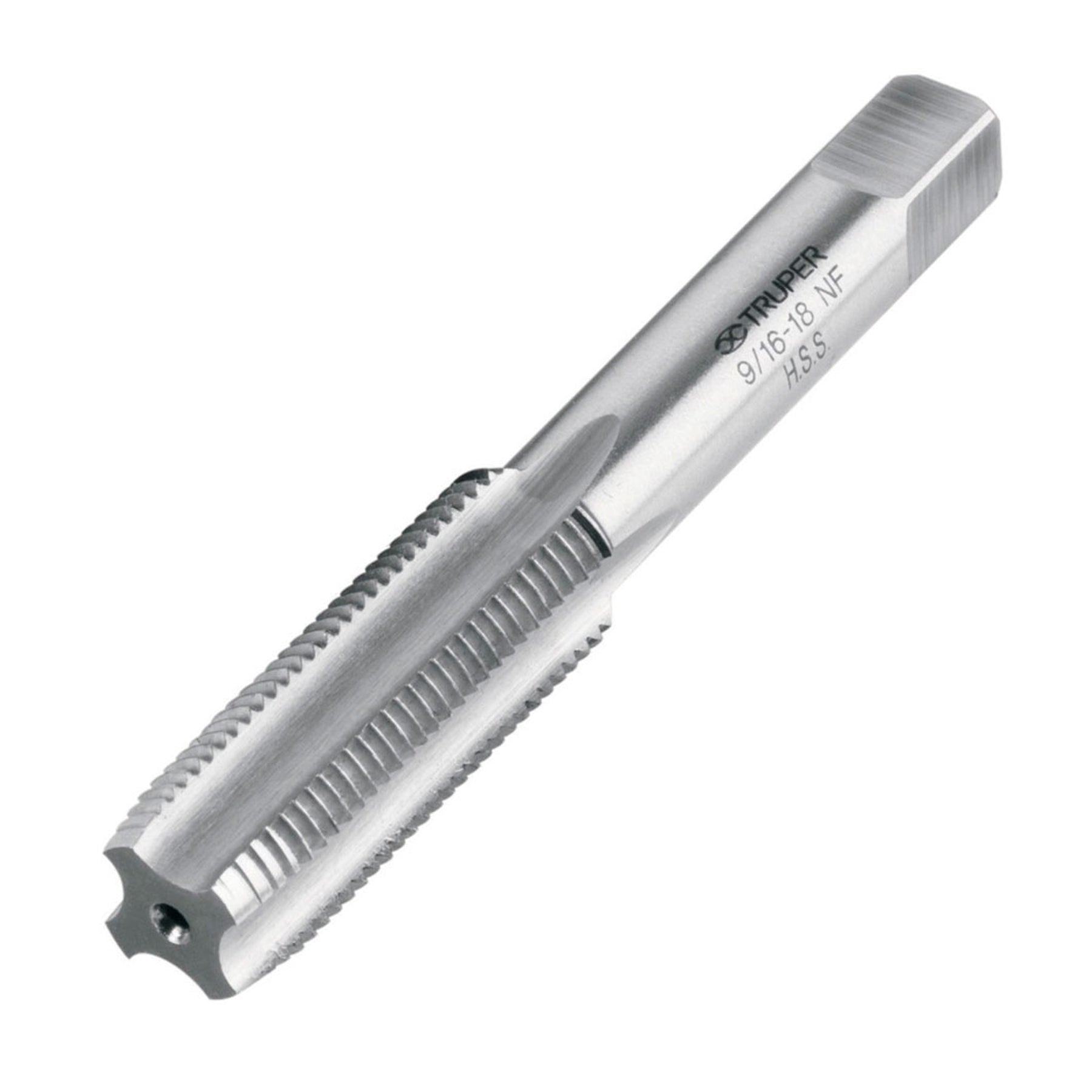 Machuelo semicónico 9/16"x18 UNF, estuche individual, Truper